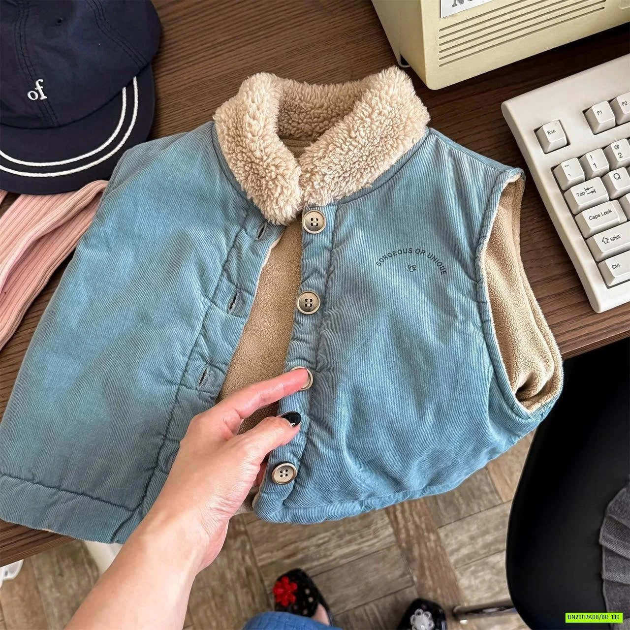 GILE NHUNG LÓT LÔNG CỪU ADBABY