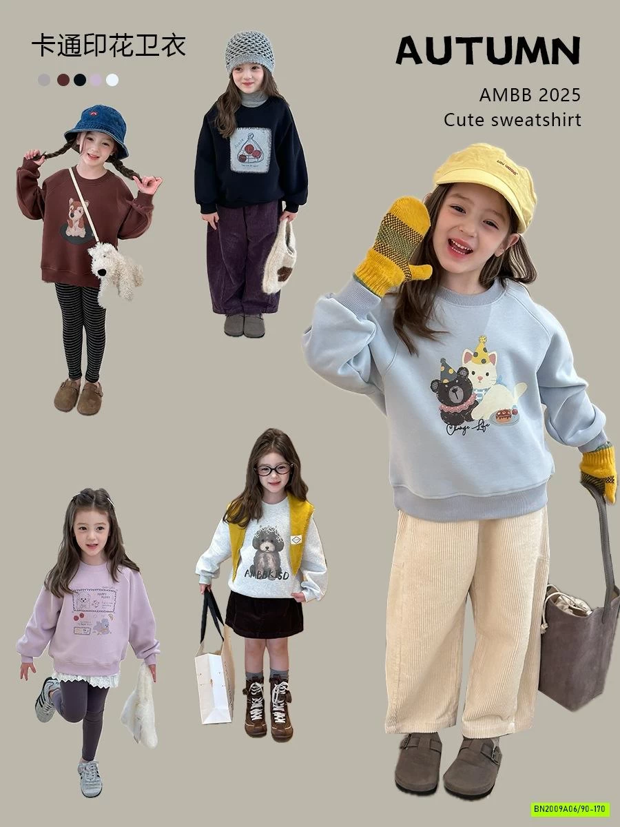 ÁO NỈ IN HÌNH 25G003 AMBB