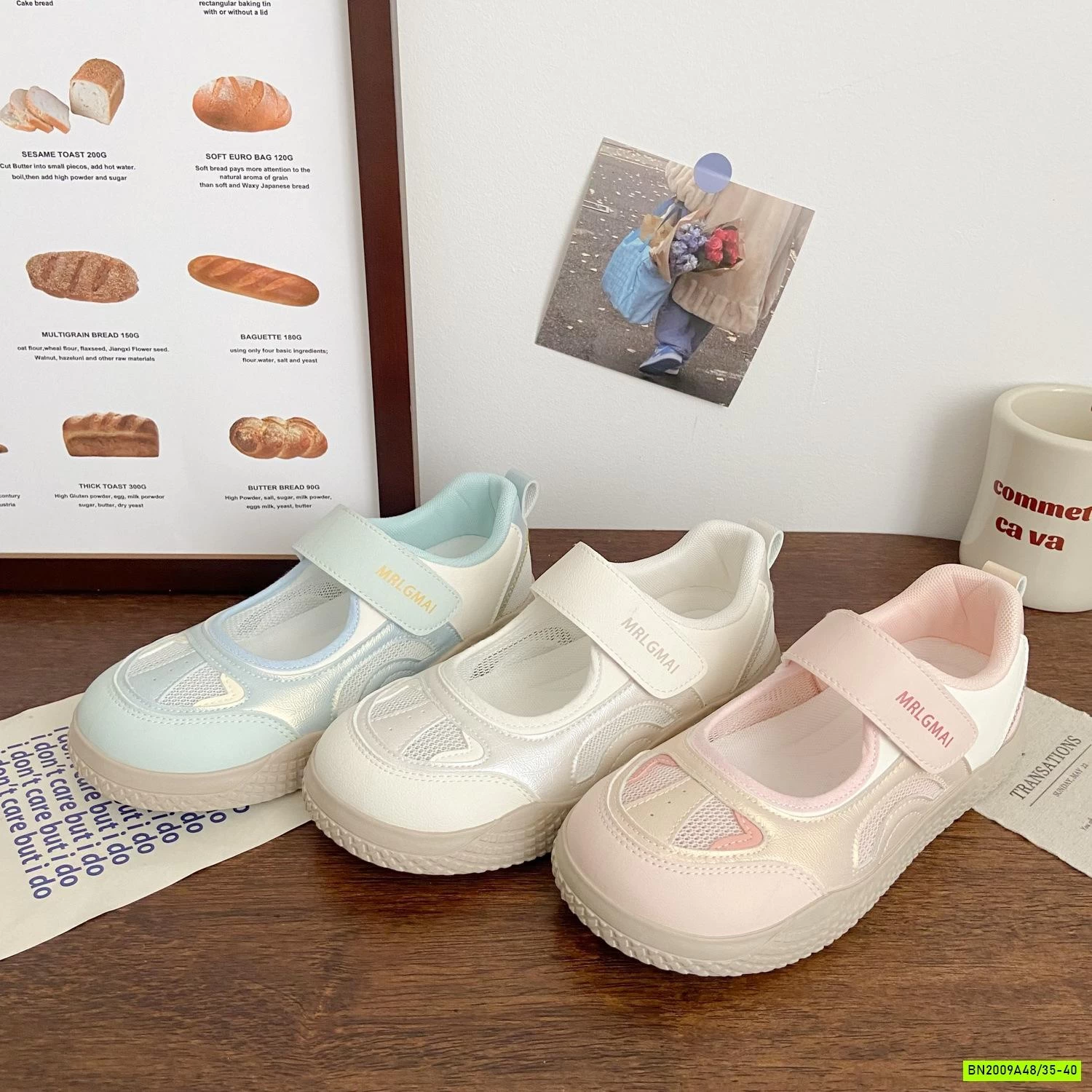 GIÀY MARY JANE VELCRO ROMAN CHO NỮ