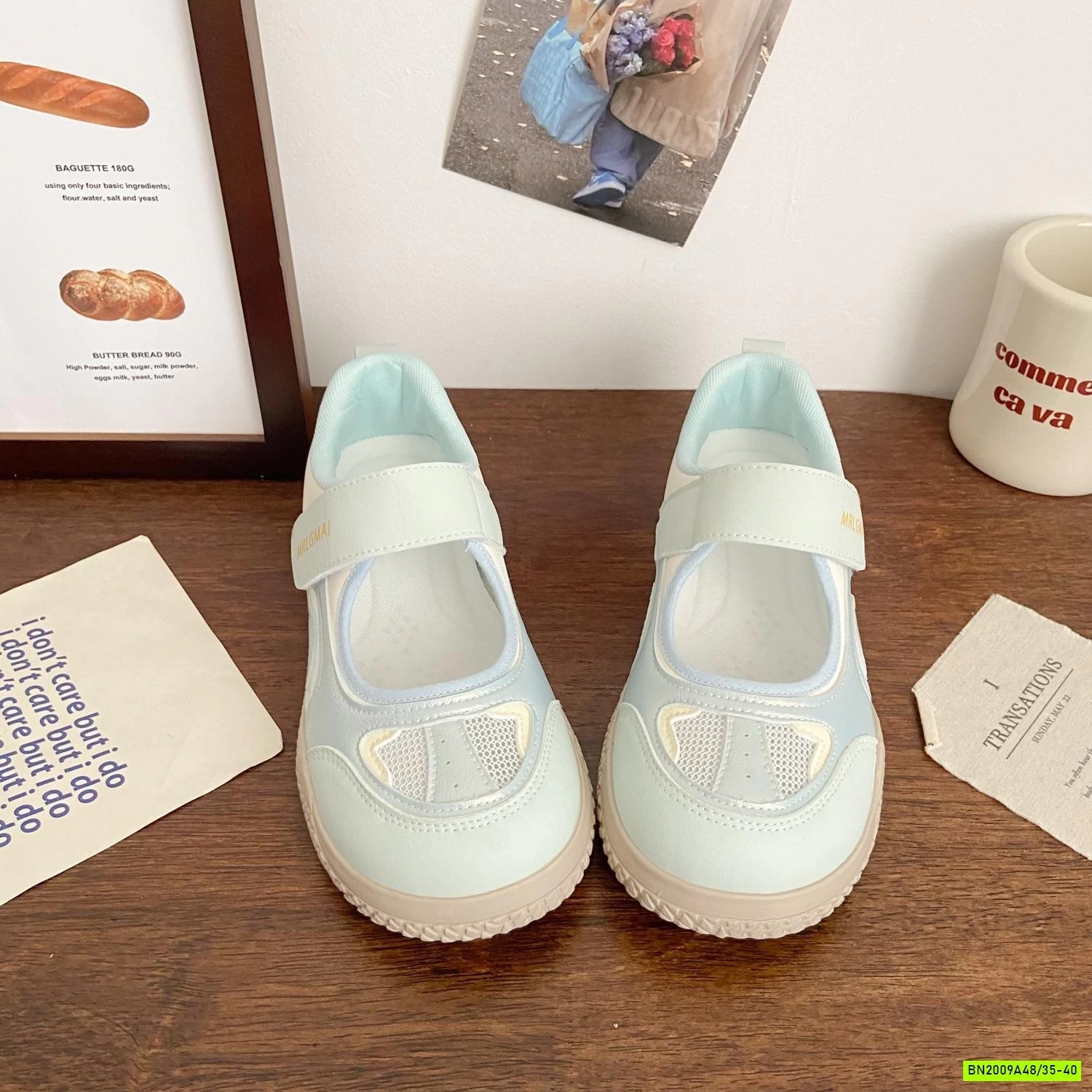 GIÀY MARY JANE VELCRO ROMAN CHO NỮ