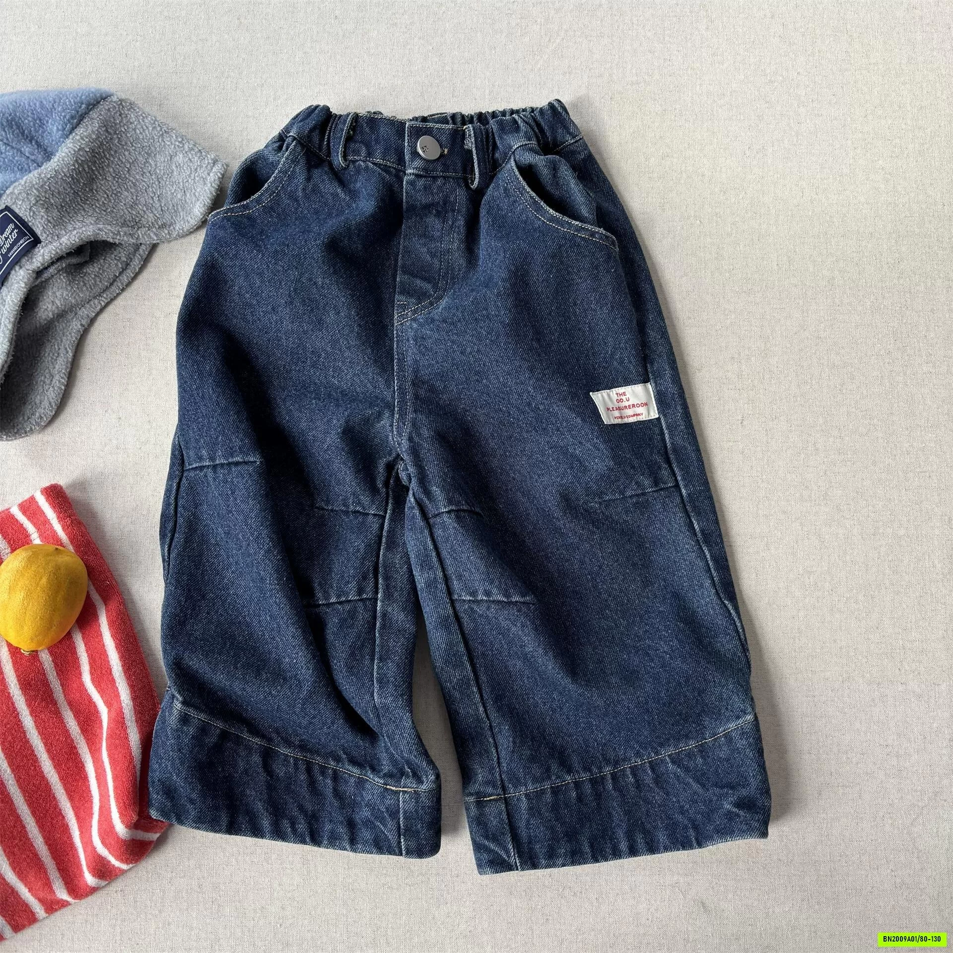 JEANS SUÔNG MAY GẤU ADBABY