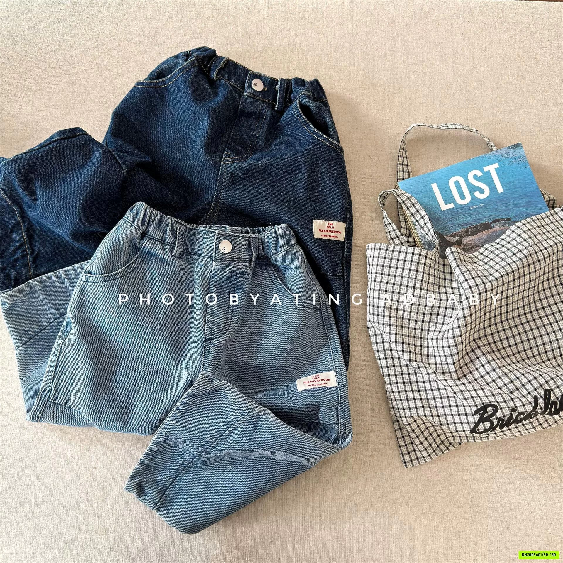 JEANS SUÔNG MAY GẤU ADBABY