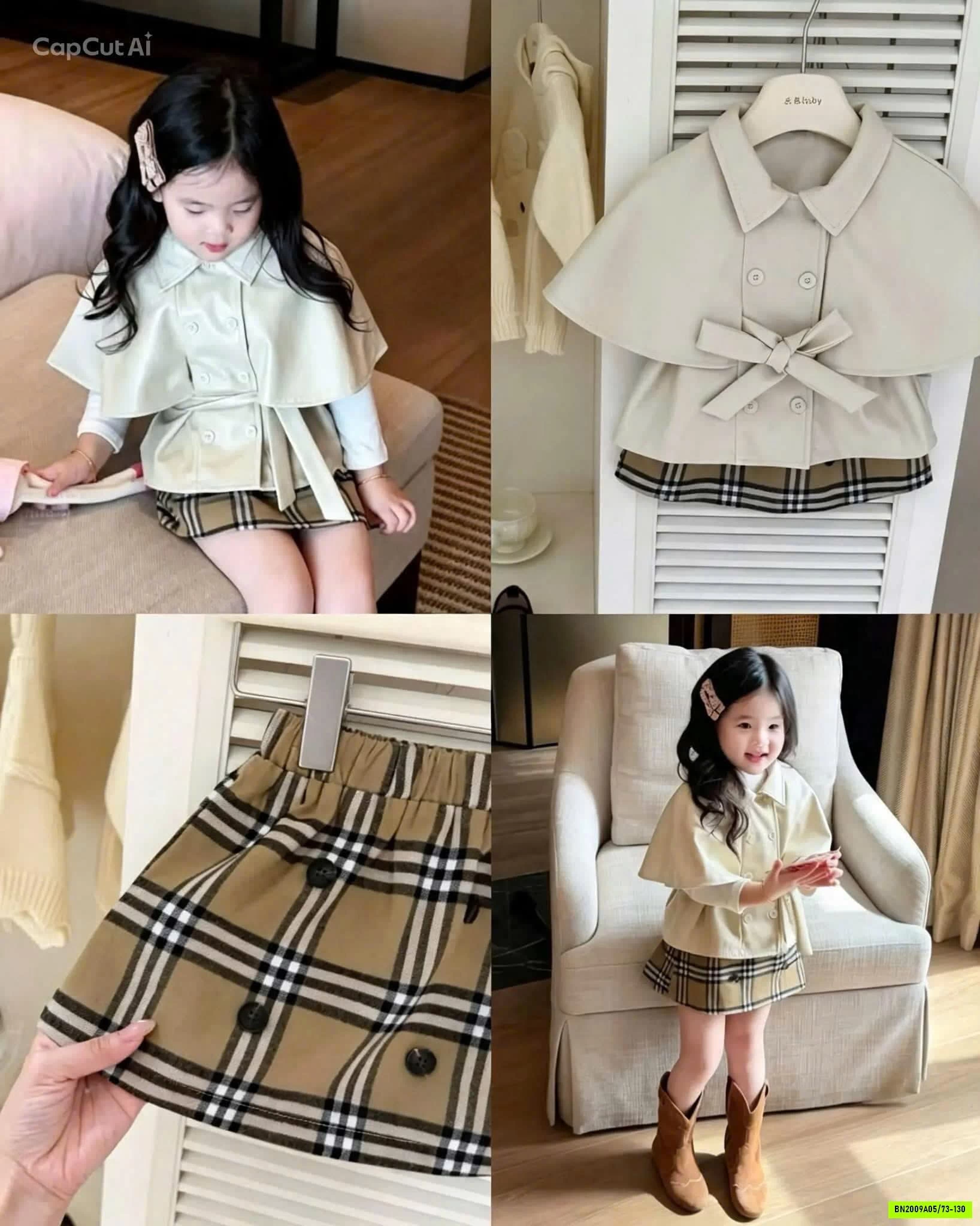 SÉT VÁY MĂNG TÔ KẺ BBR TBABY