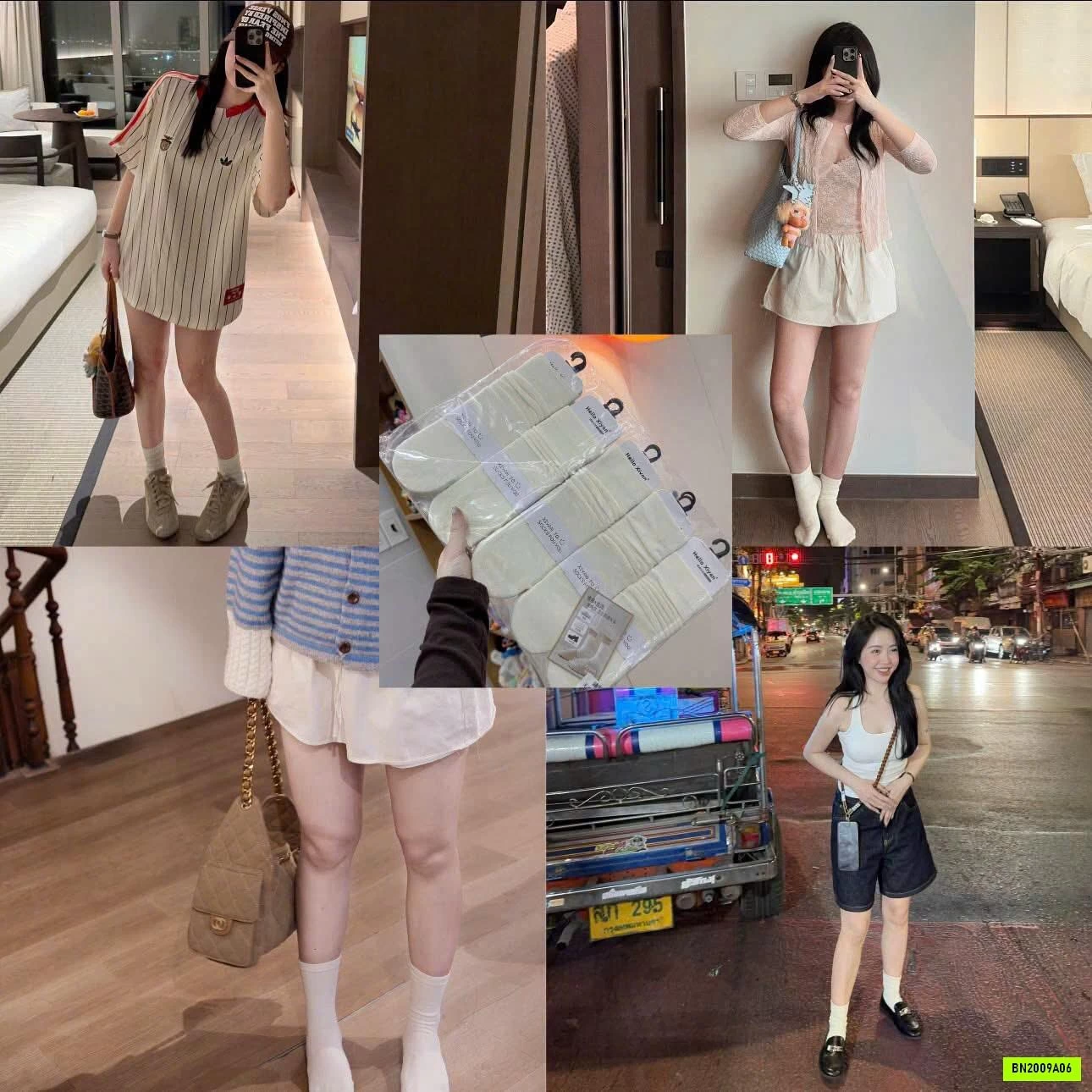 SET 10 ĐÔI TẤT CAO CỔ VIỀN BÈO NỮ SINH