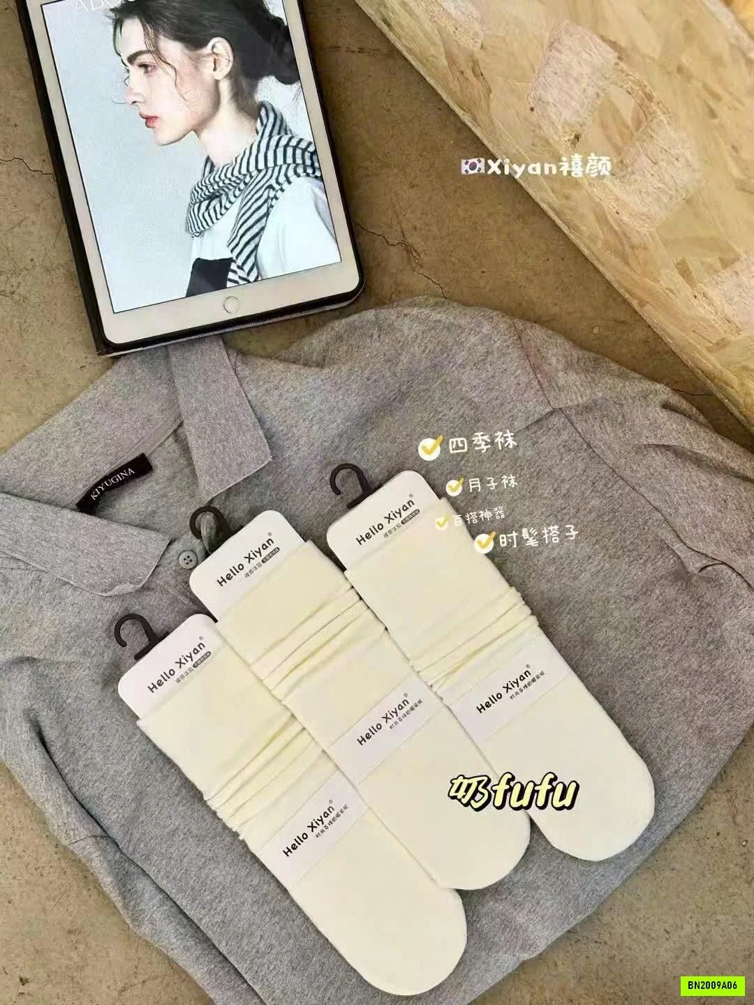 SET 10 ĐÔI TẤT CAO CỔ VIỀN BÈO NỮ SINH