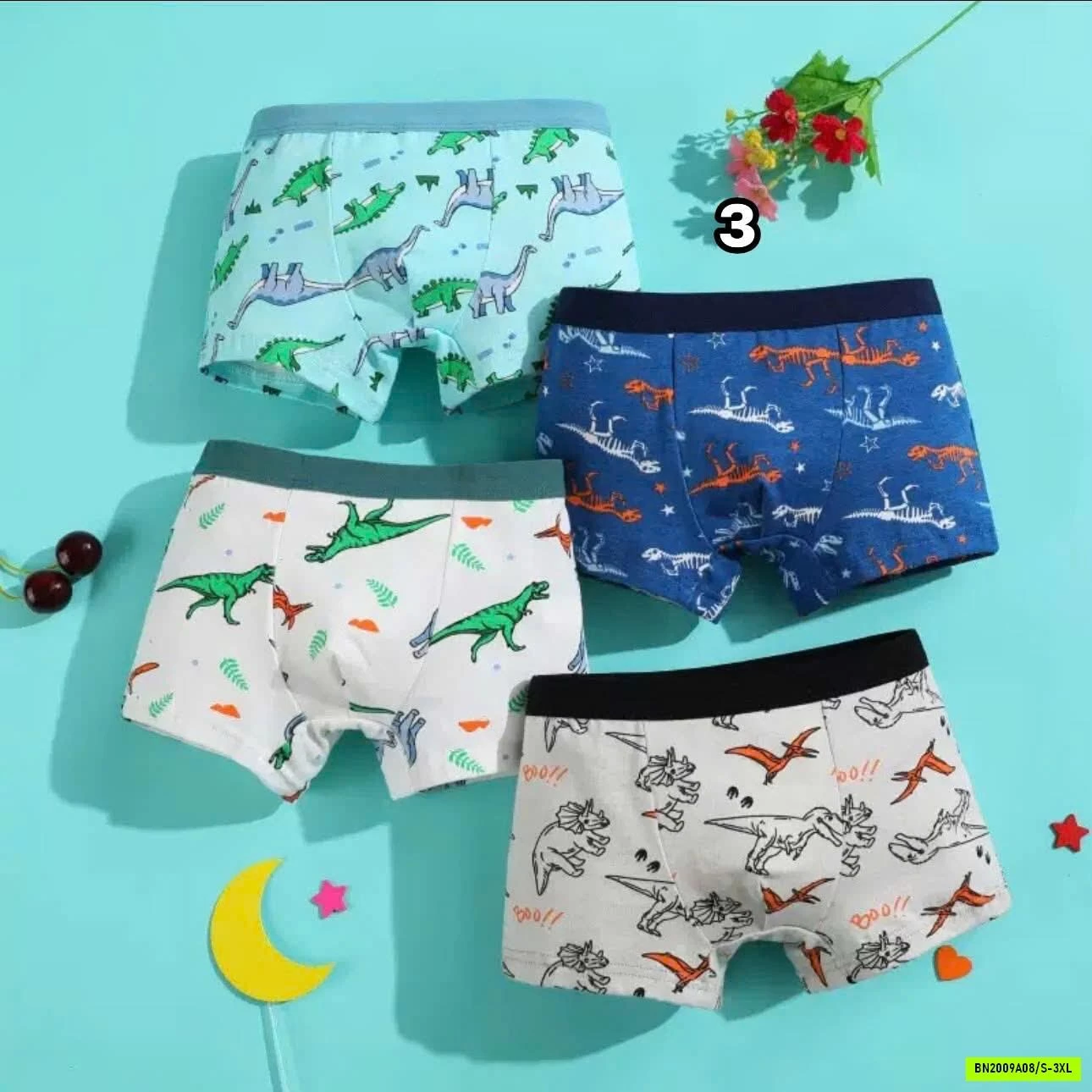 SET 4 QUẦN CHIP ĐÙI BÉ TRAI