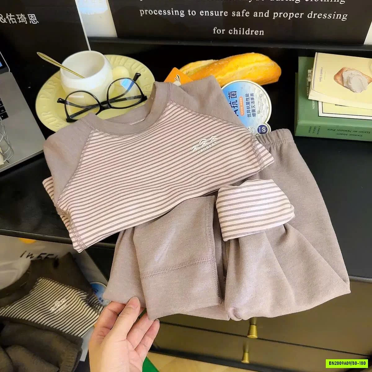 BỘ NỈ GIỮ NHIỆT CHO BÉ