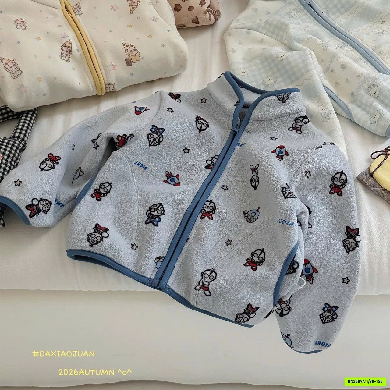 ÁO KHOÁC IN HOẠT HÌNH DAXIAOGUAN XUẤT HÀN