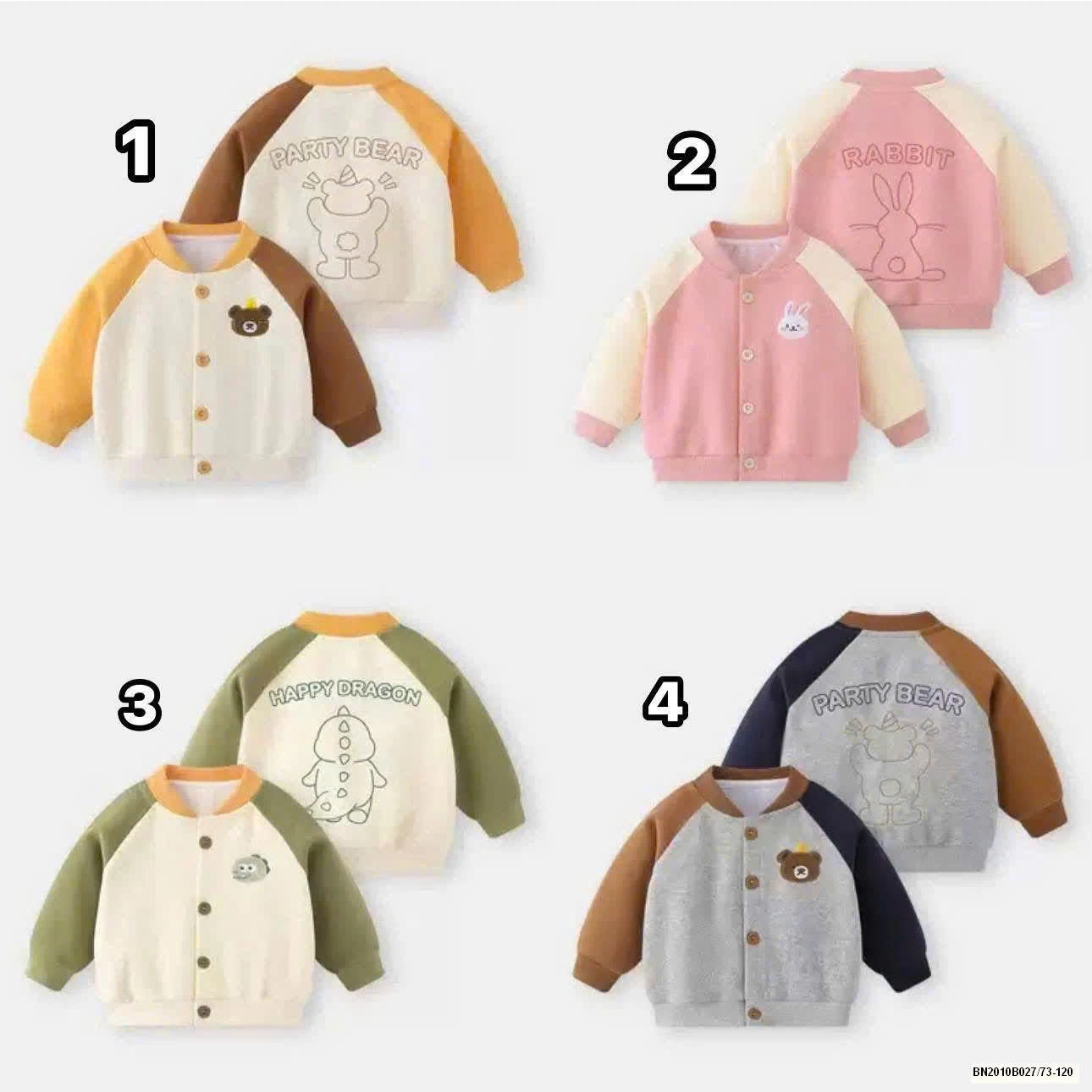 ÁO KHOÁC BOMBER NỈ BÔNG