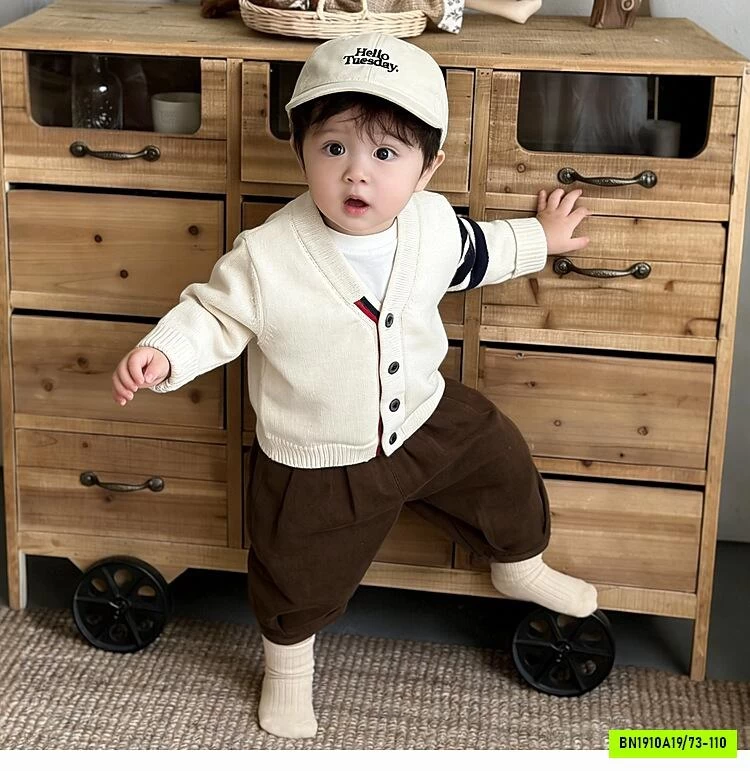 CARDIGAN SỌC TAY SZ NHÍ