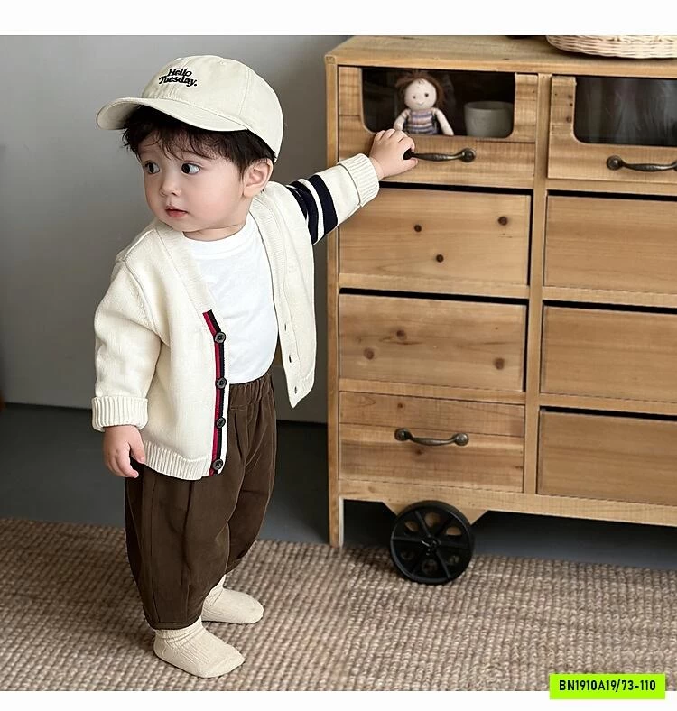 CARDIGAN SỌC TAY SZ NHÍ