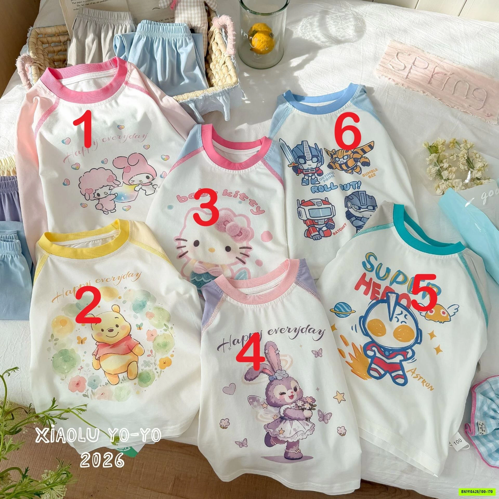 BỘ COTTON HOMEWEAR DỄ THƯƠNG
