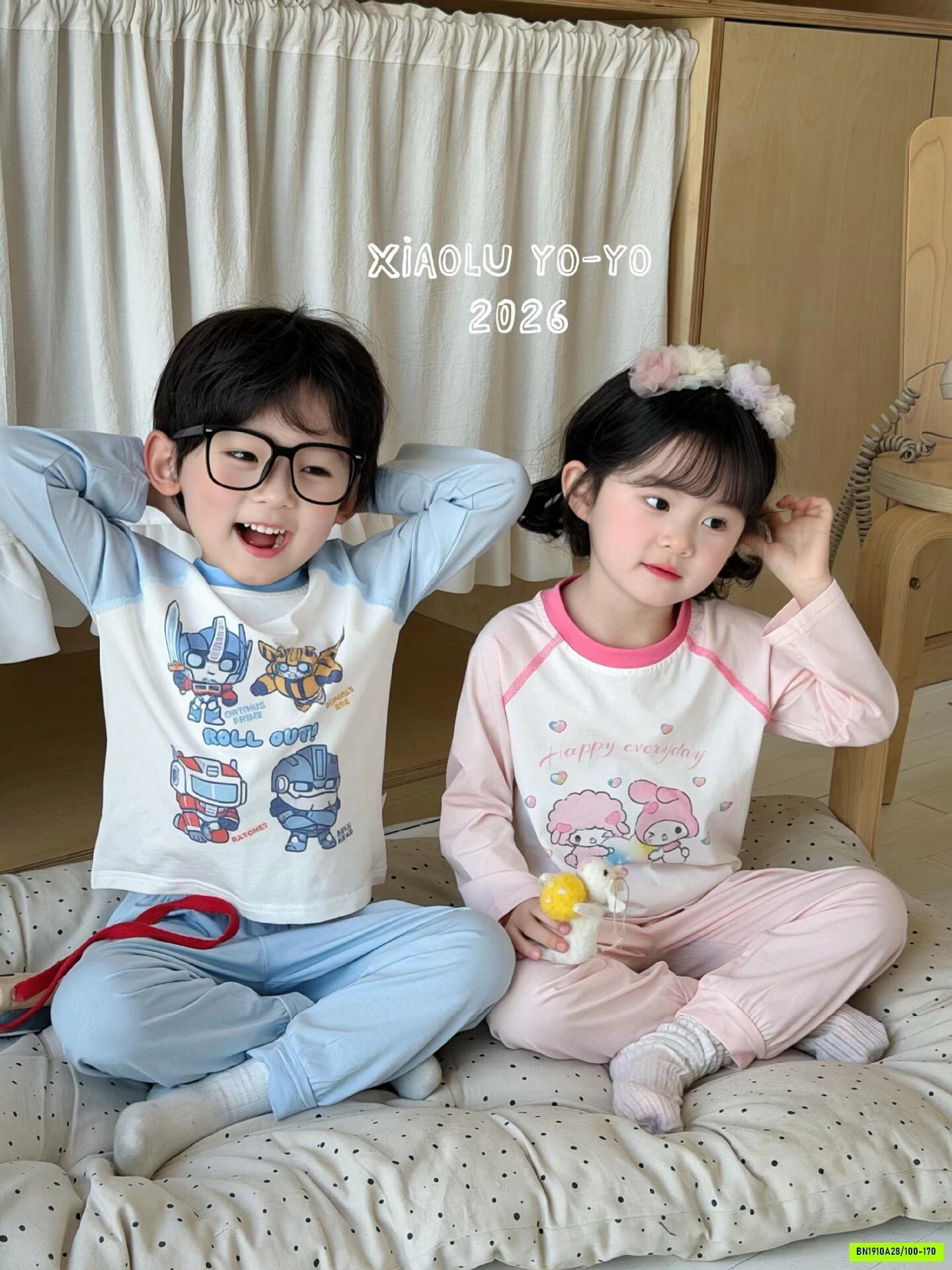 BỘ COTTON HOMEWEAR DỄ THƯƠNG