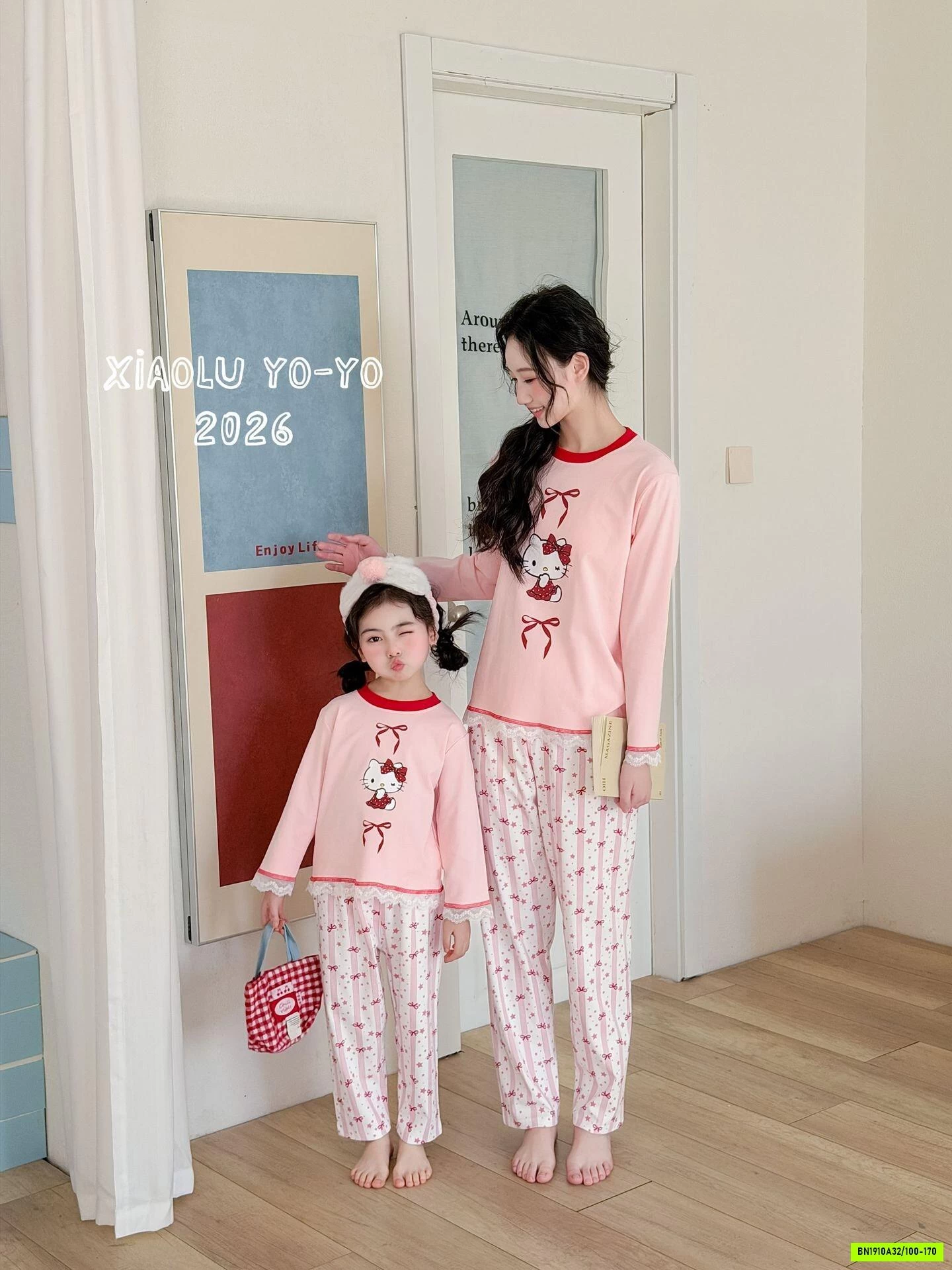BỘ COTTON VIỀN REN MẸ BÉ