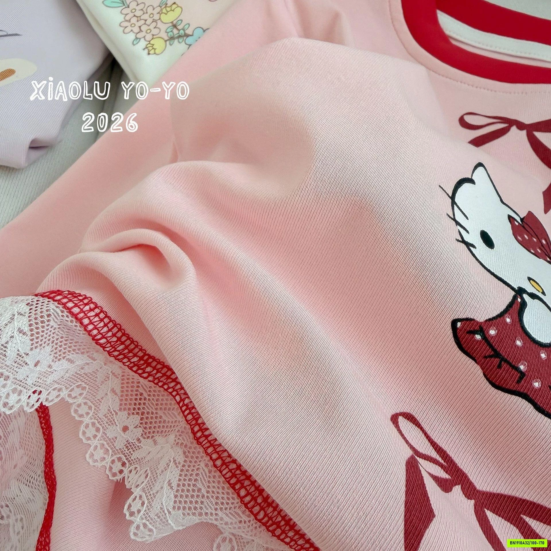 BỘ COTTON VIỀN REN MẸ BÉ