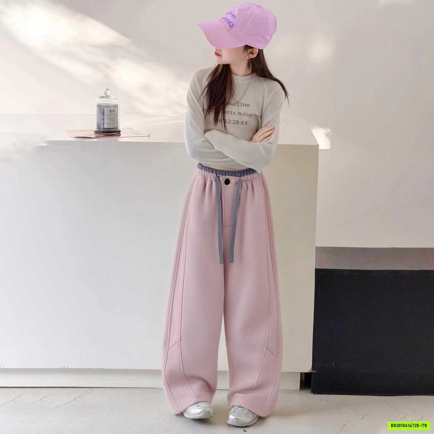 QUẦN NỈ BAGGY TRƠN MÀU BG