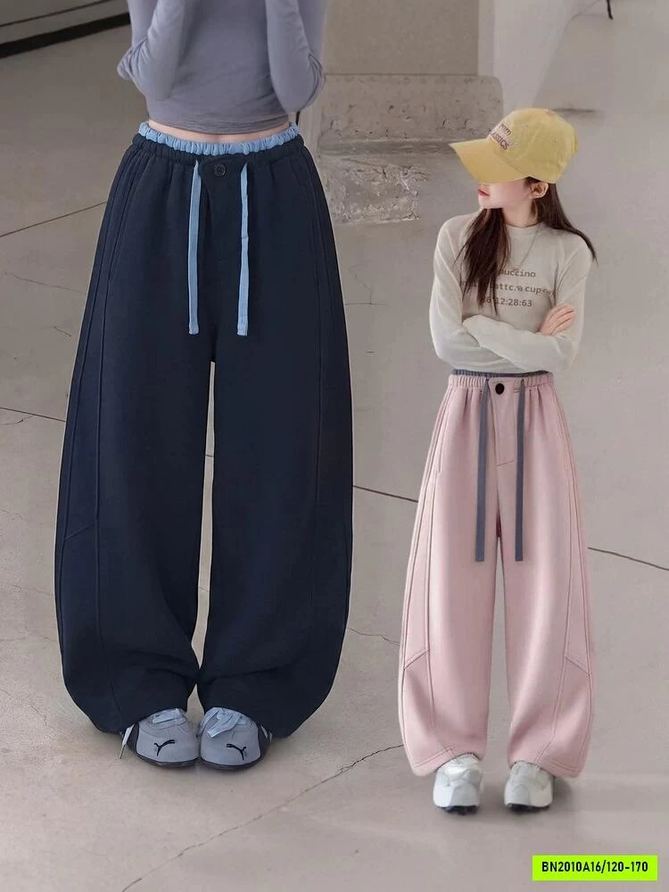 QUẦN NỈ BAGGY TRƠN MÀU BG