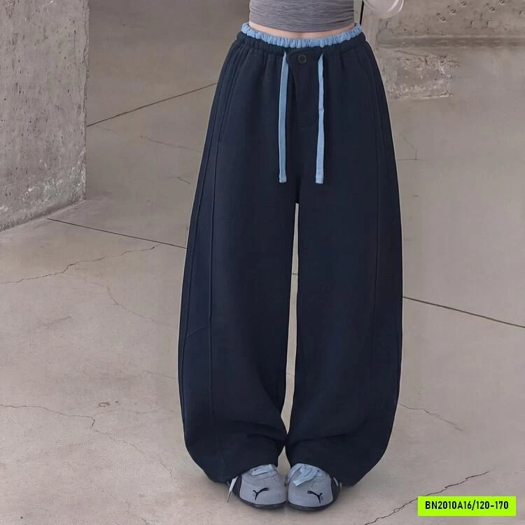 QUẦN NỈ BAGGY TRƠN MÀU BG