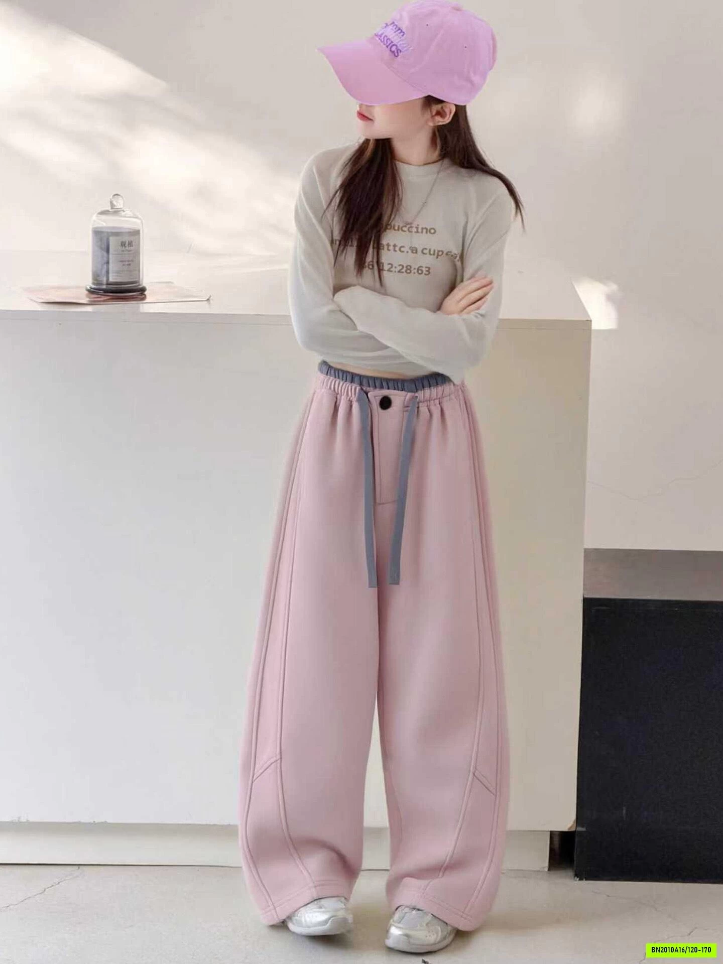 QUẦN NỈ BAGGY TRƠN MÀU BG