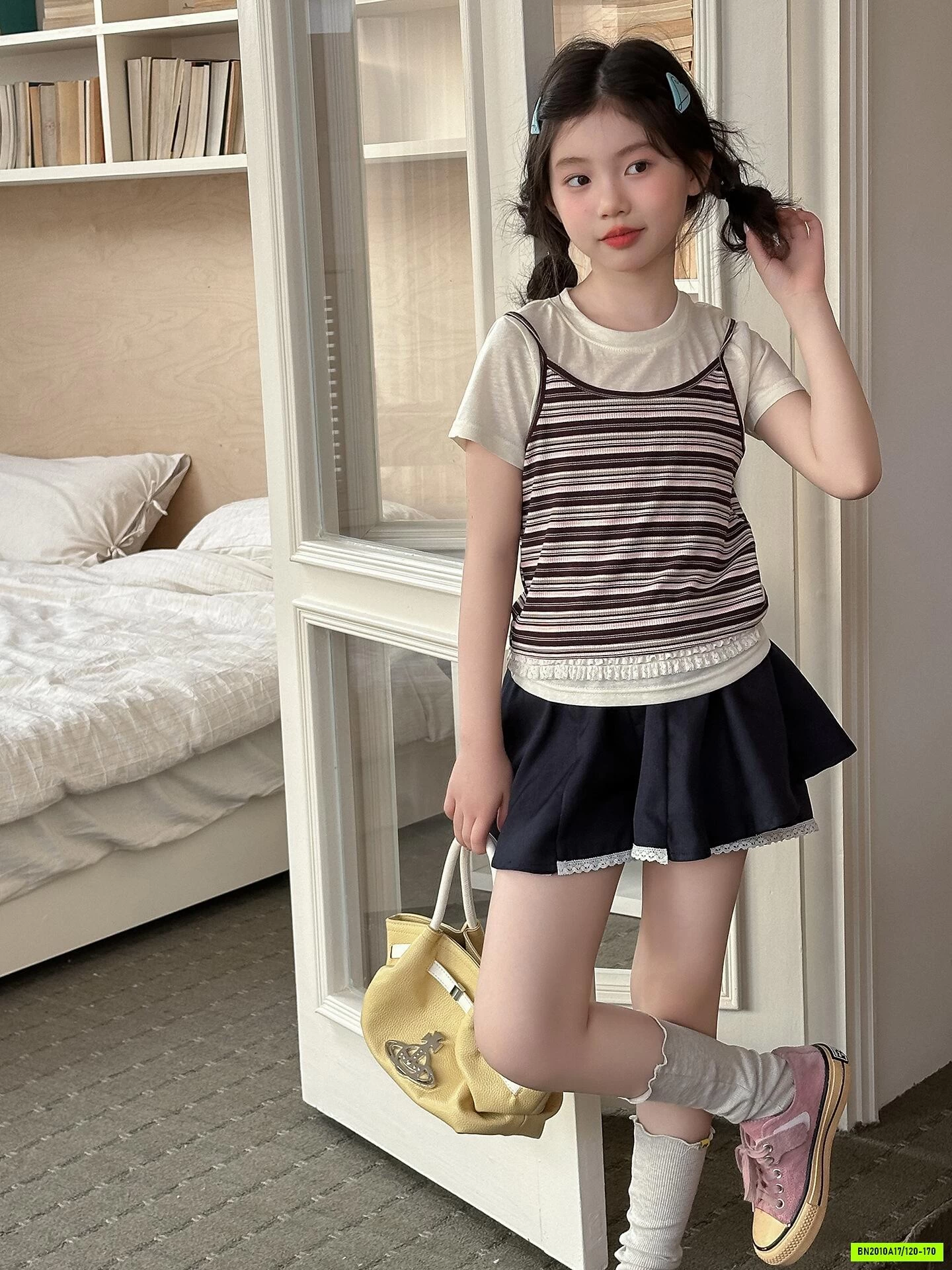 SÉT ÁO 2 DÂY MIX QUẦN VÁY SZ ĐẠI