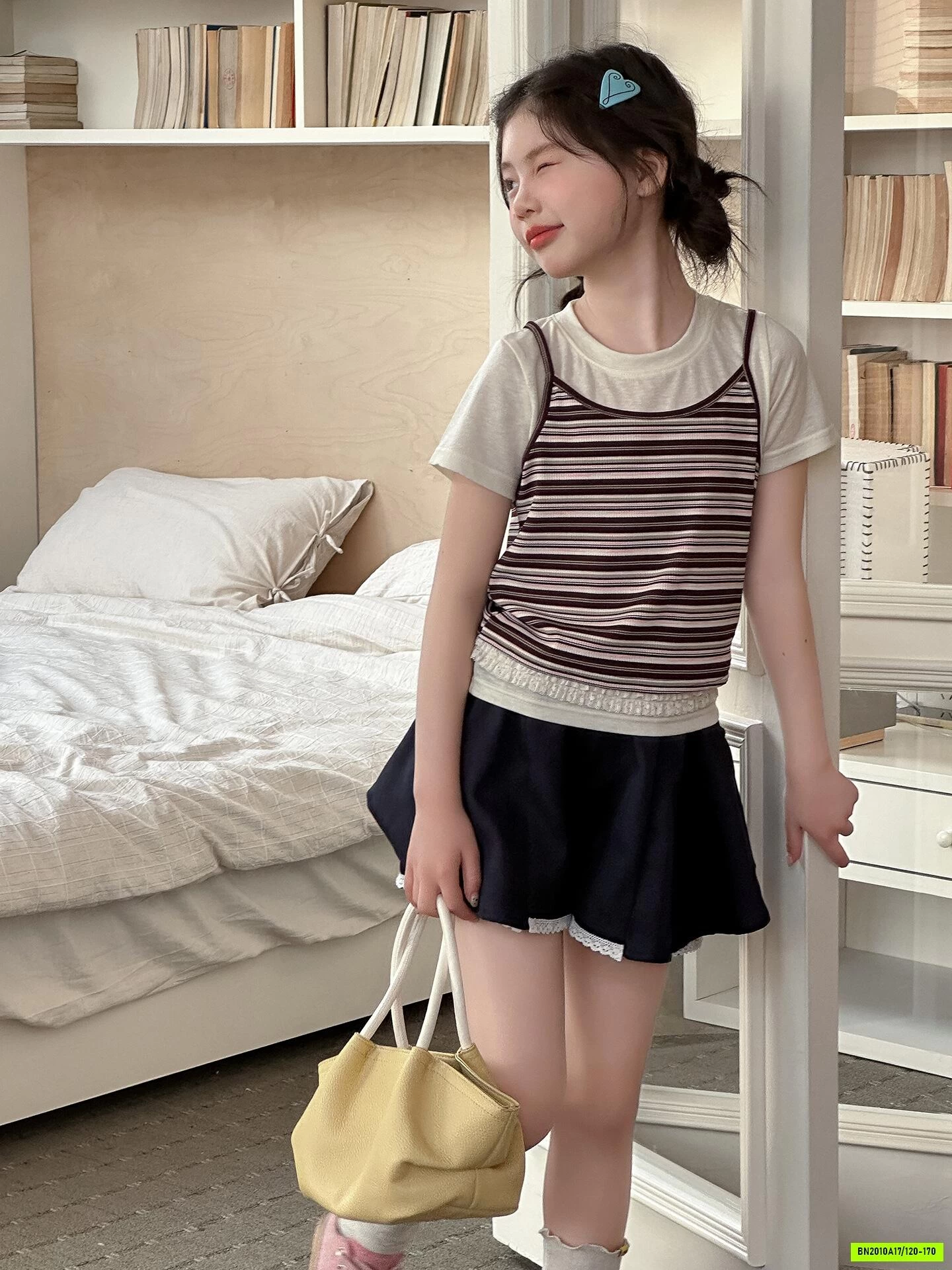 SÉT ÁO 2 DÂY MIX QUẦN VÁY SZ ĐẠI