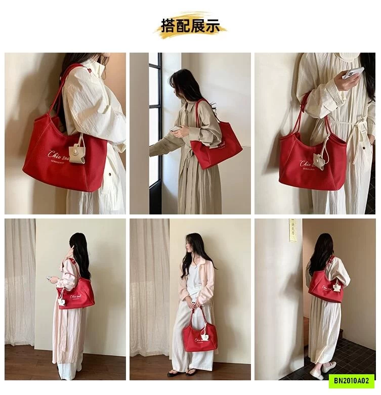 TÚI CHIO2ND ĐỎ ĐEO VAI