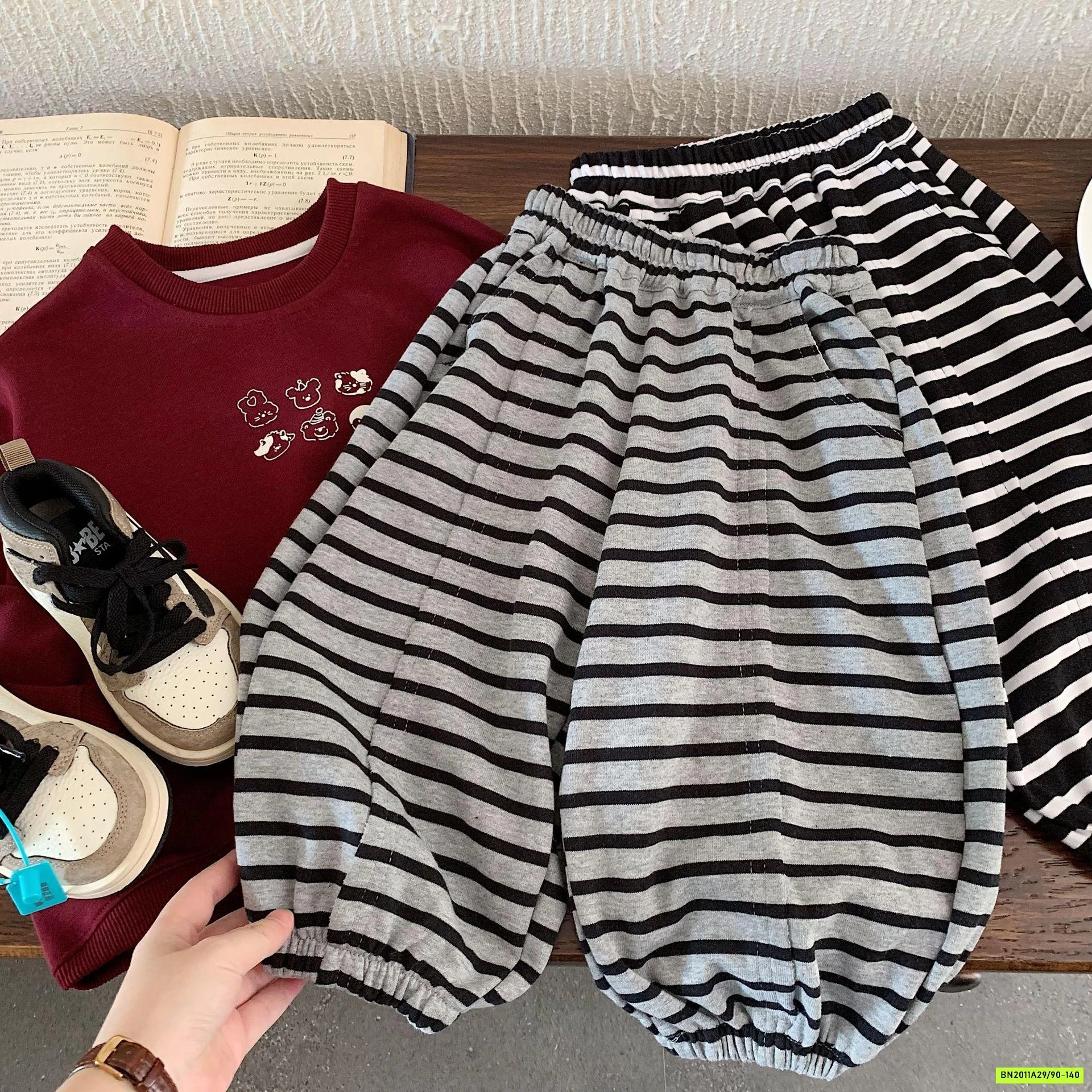 QUẦN COTTON BOM KẺ