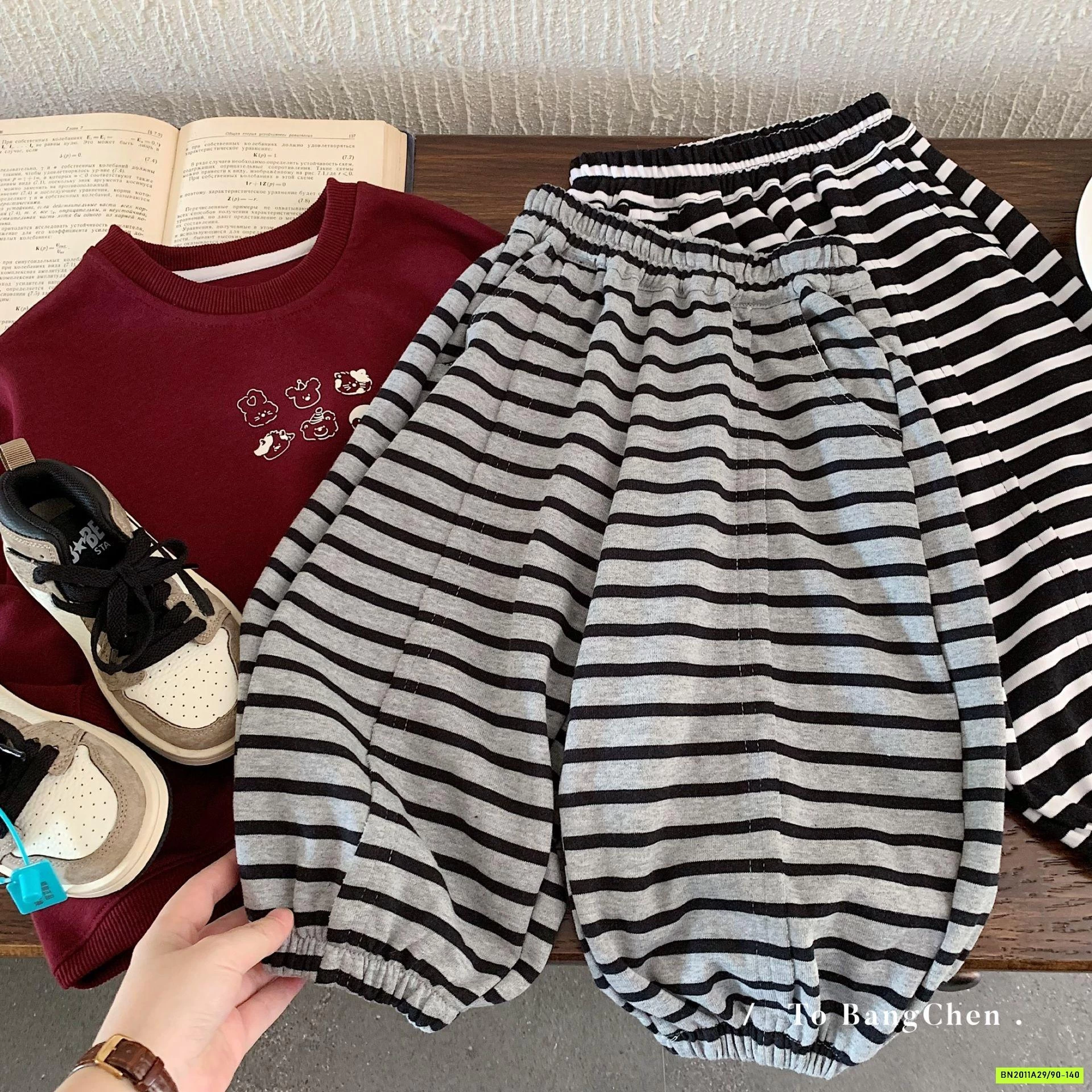 QUẦN COTTON BOM KẺ