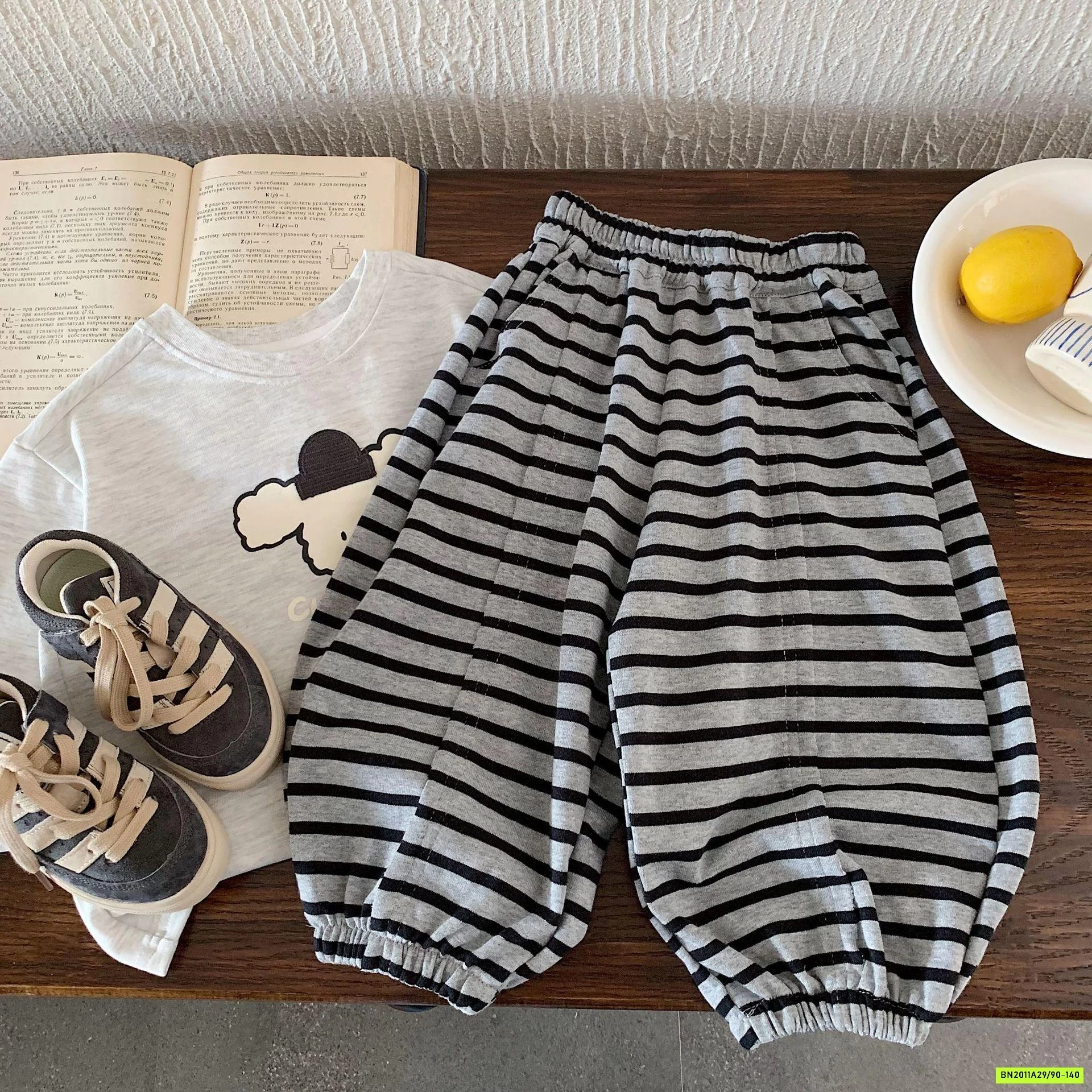 QUẦN COTTON BOM KẺ