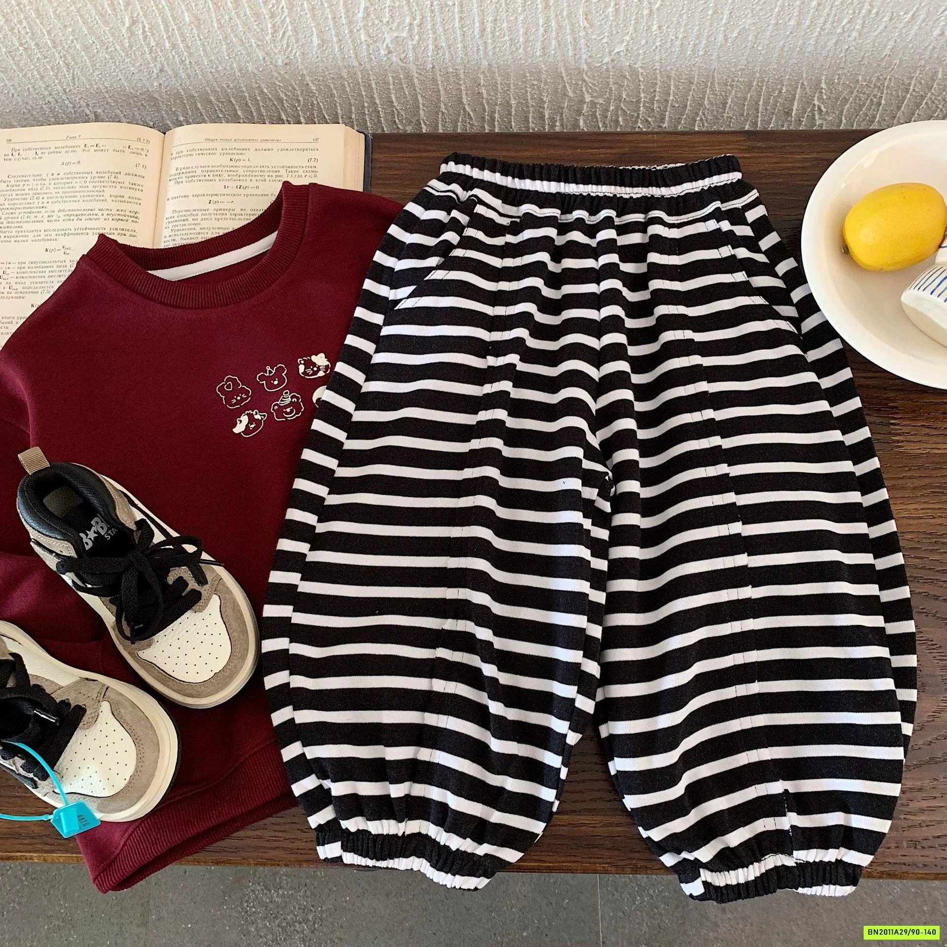 QUẦN COTTON BOM KẺ