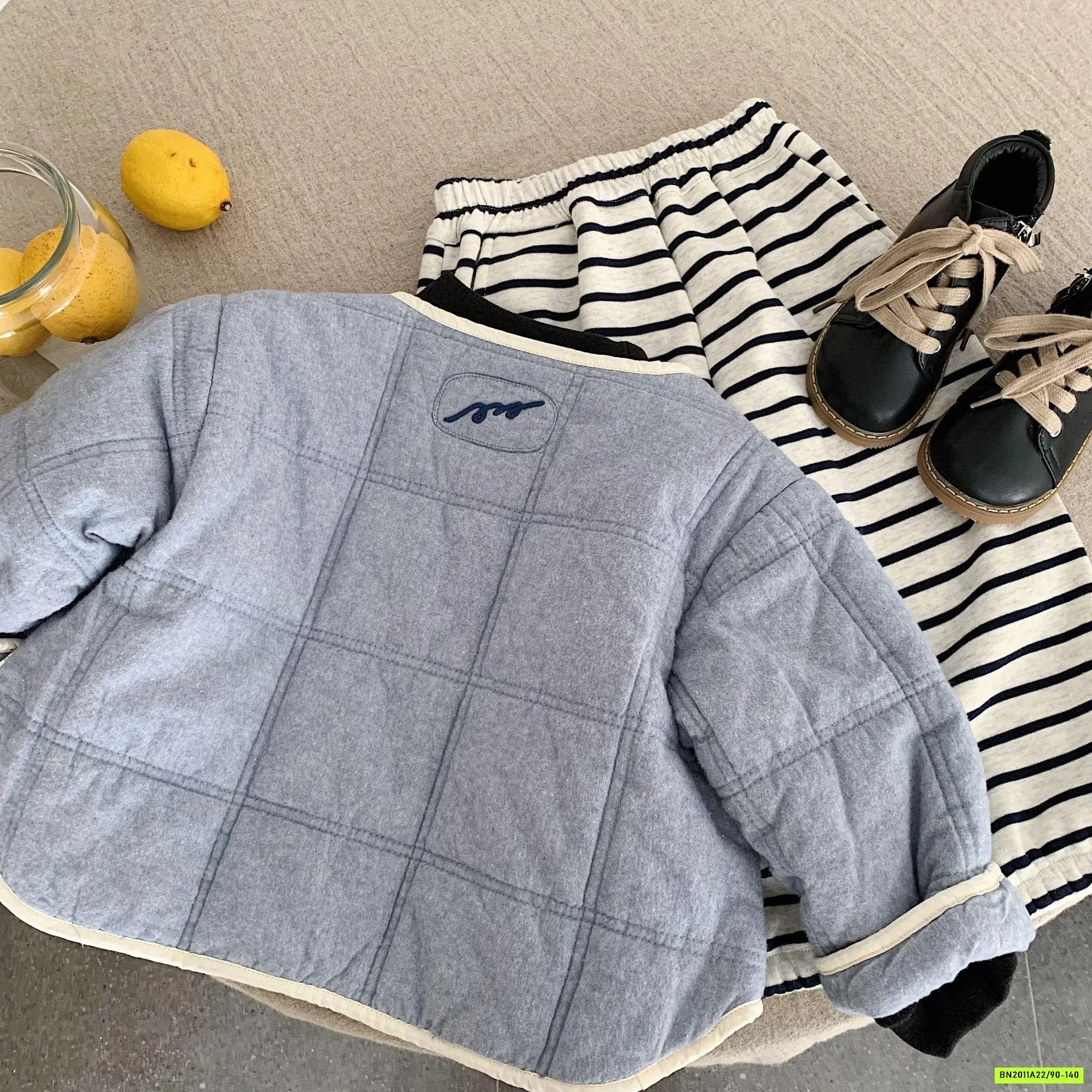 BOMBER NỈ TRẦN TRÁM XANH