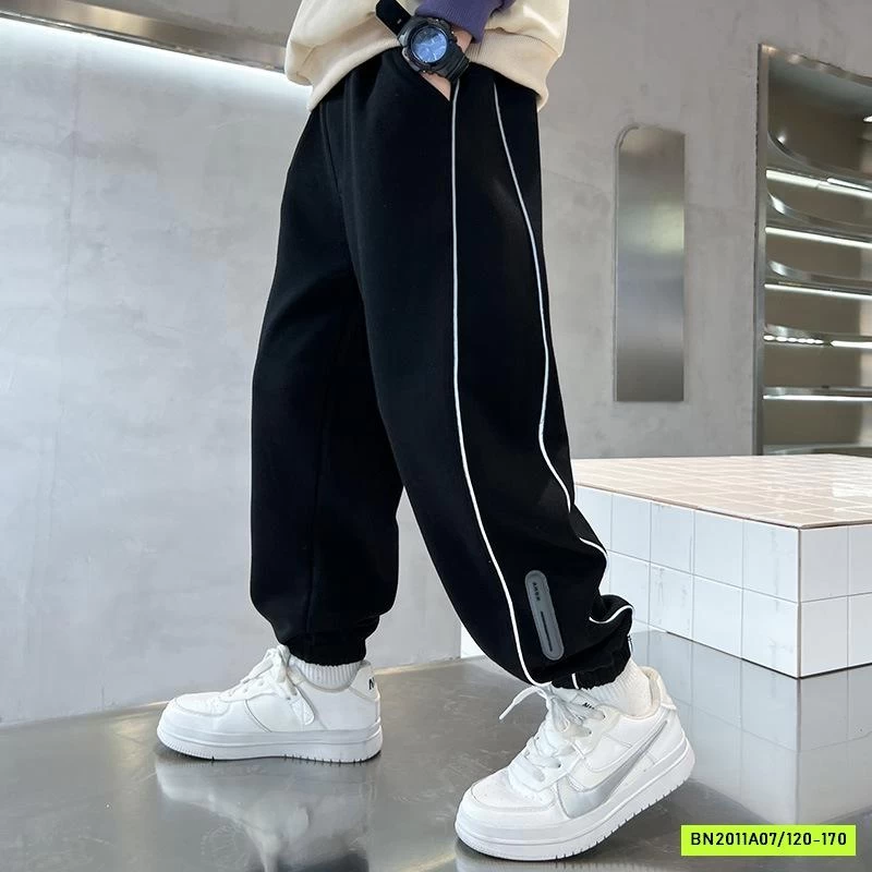 QUẦN NỈ BO GẤU SỌC BÊN