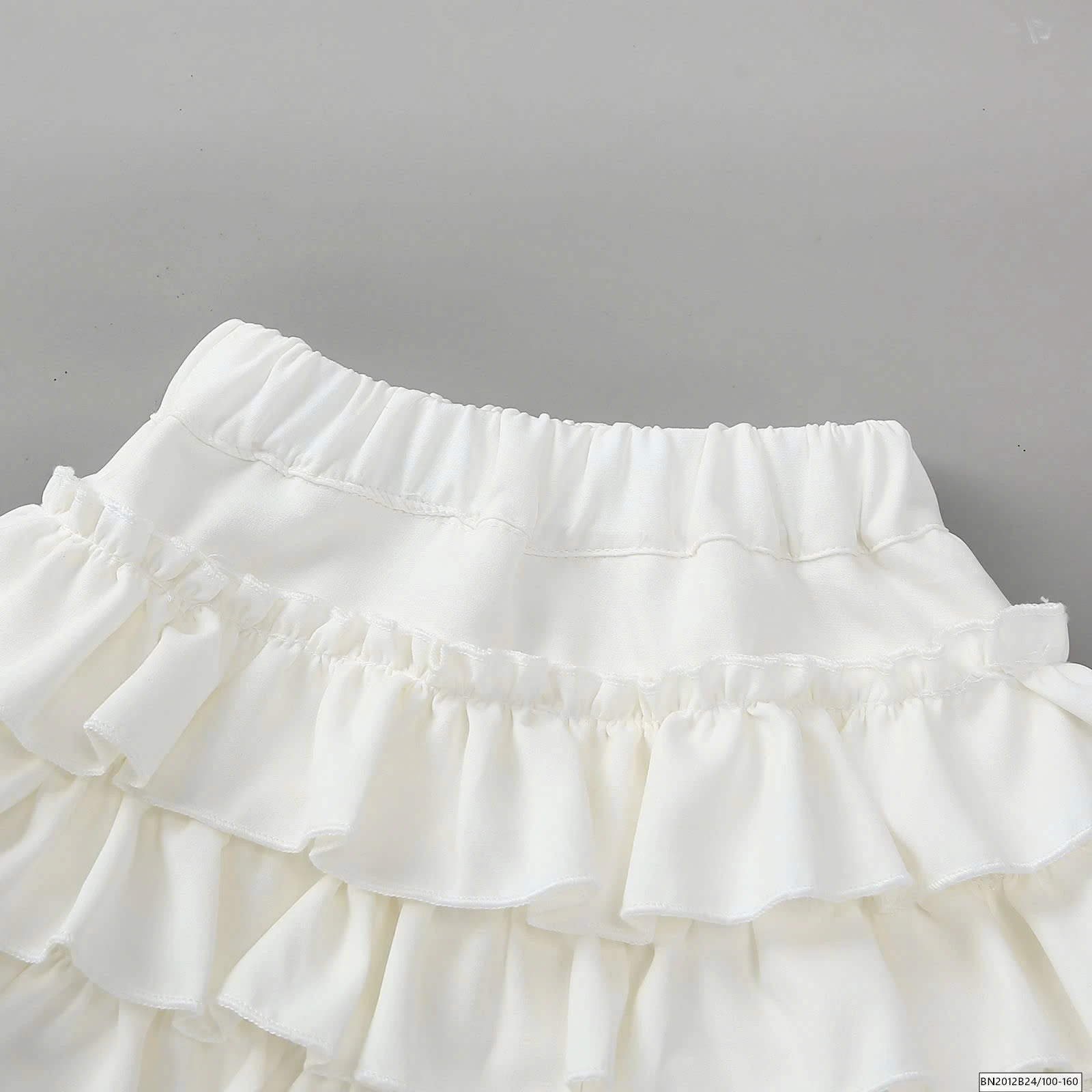 CHÂN VÁY TẦNG BÈO 3 LỚP