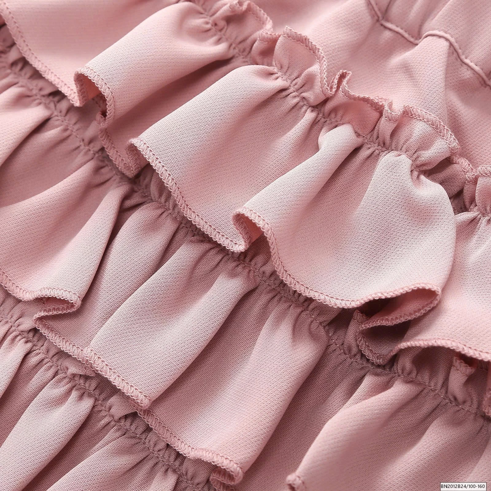 CHÂN VÁY TẦNG BÈO 3 LỚP