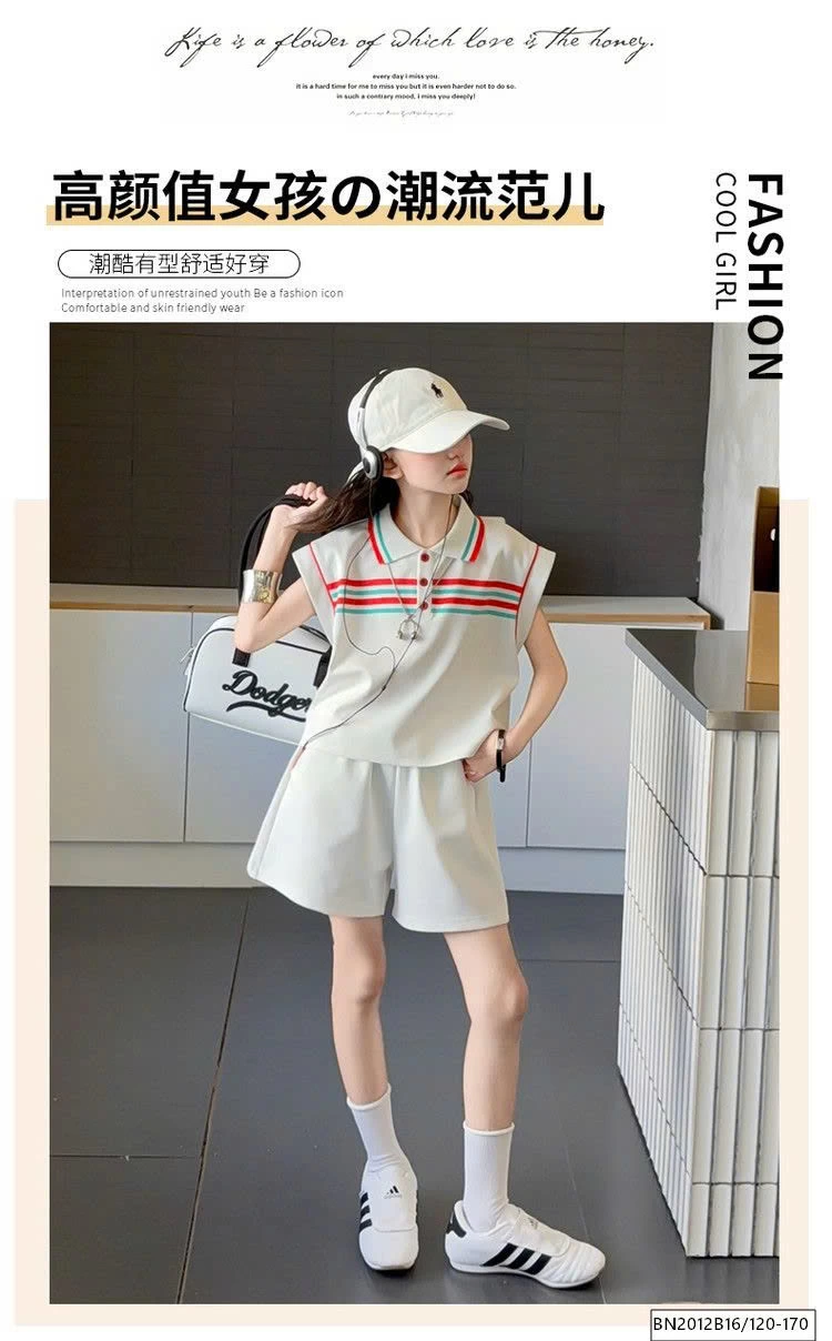 BỘ THỂ THAO SÁT NÁCH MÙA HÈ BÉ GÁI
