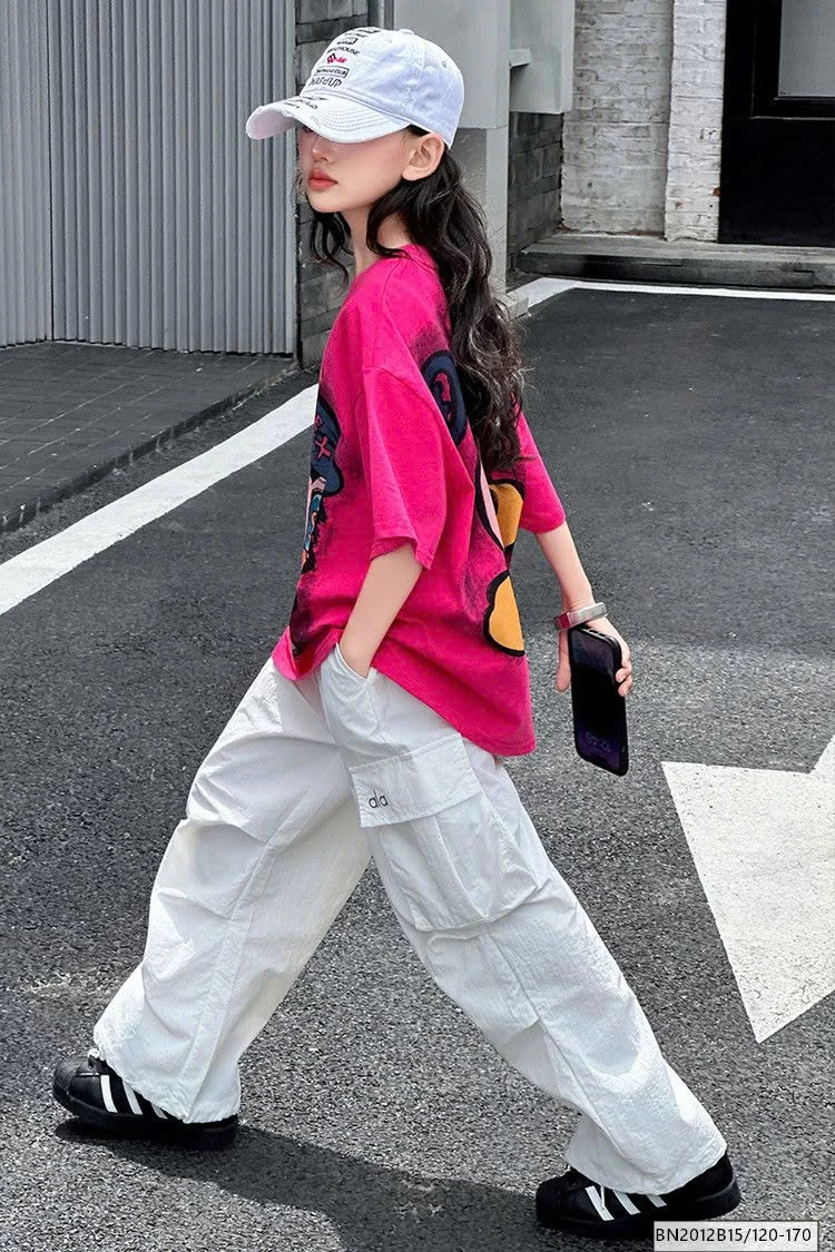 ÁO THUN DONAL HỒNG MIX QUẦN TRẮNG TÚI HỘP