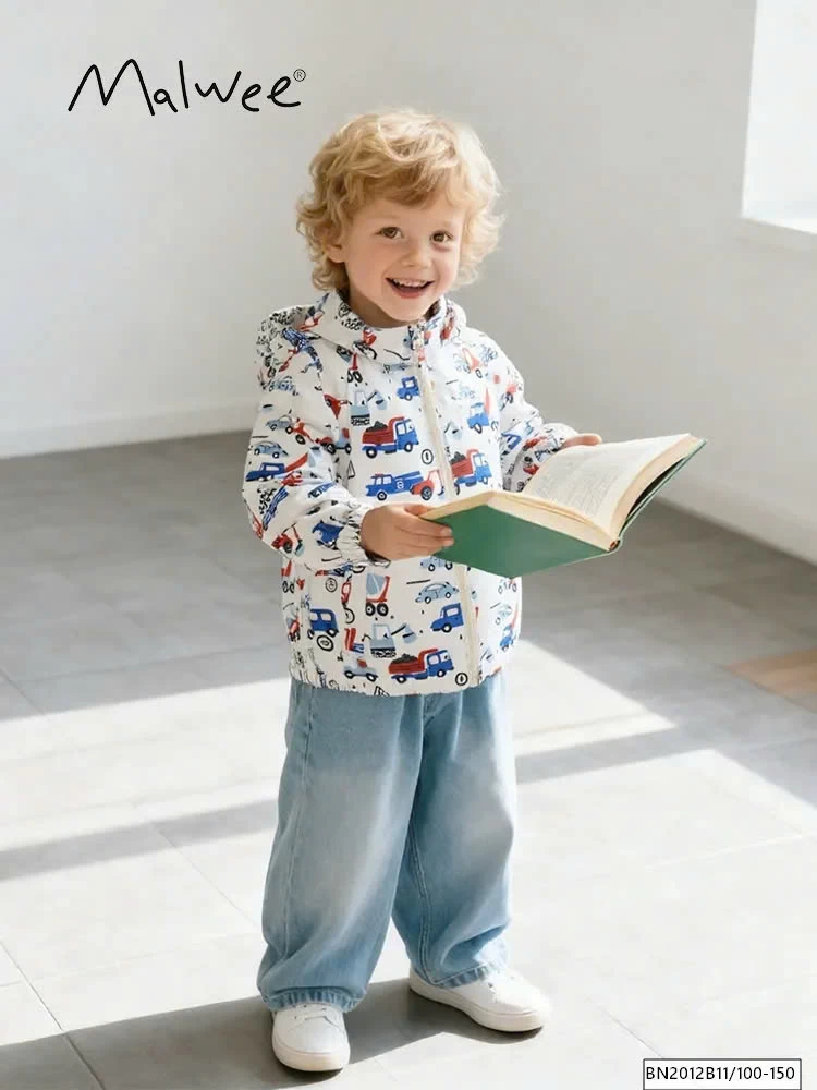 ÁO KHOÁC GIÓ 2 LỚP HÌNH OTO MALWEE