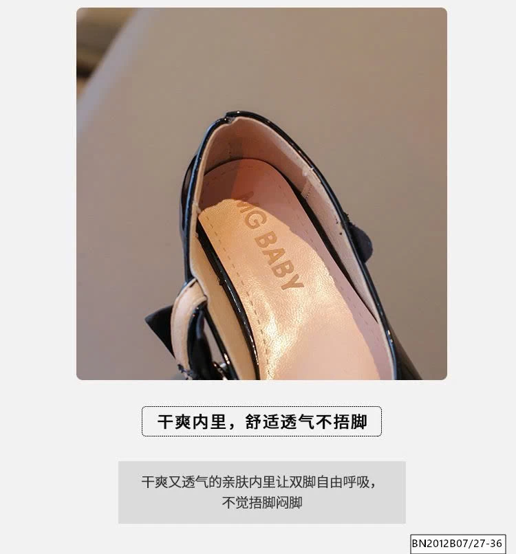 GIÀY BÚP BÊ DA BÓNG QUAI THẮT NƠ