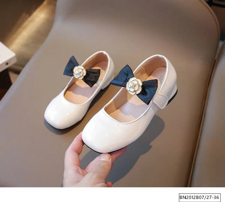 GIÀY BÚP BÊ DA BÓNG QUAI THẮT NƠ