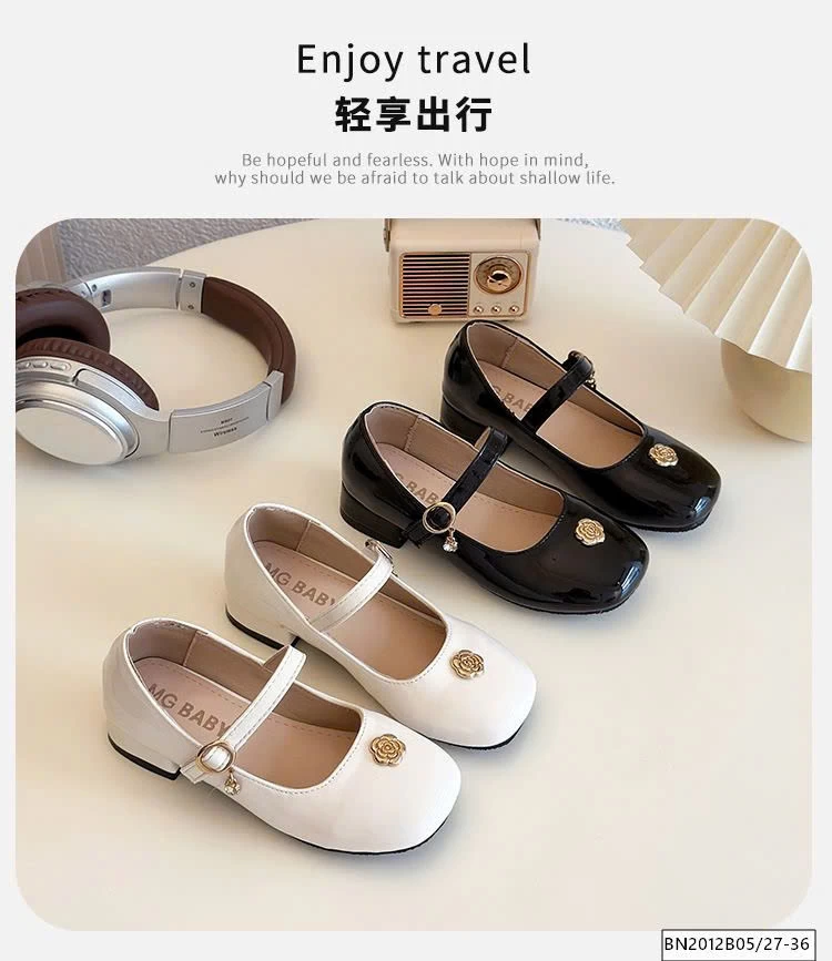 GIÀY BÚP BÊ HOA TRÀ TIỂU THƯ CAO GÓT