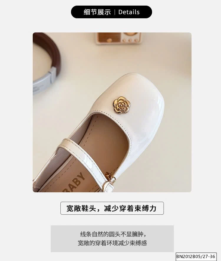 GIÀY BÚP BÊ HOA TRÀ TIỂU THƯ CAO GÓT