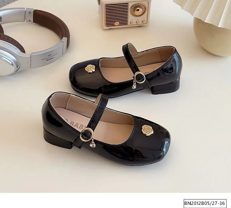 GIÀY BÚP BÊ HOA TRÀ TIỂU THƯ CAO GÓT