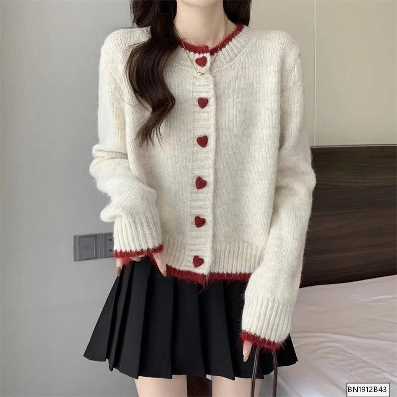 ÁO LEN CÚC TRÁI TYM