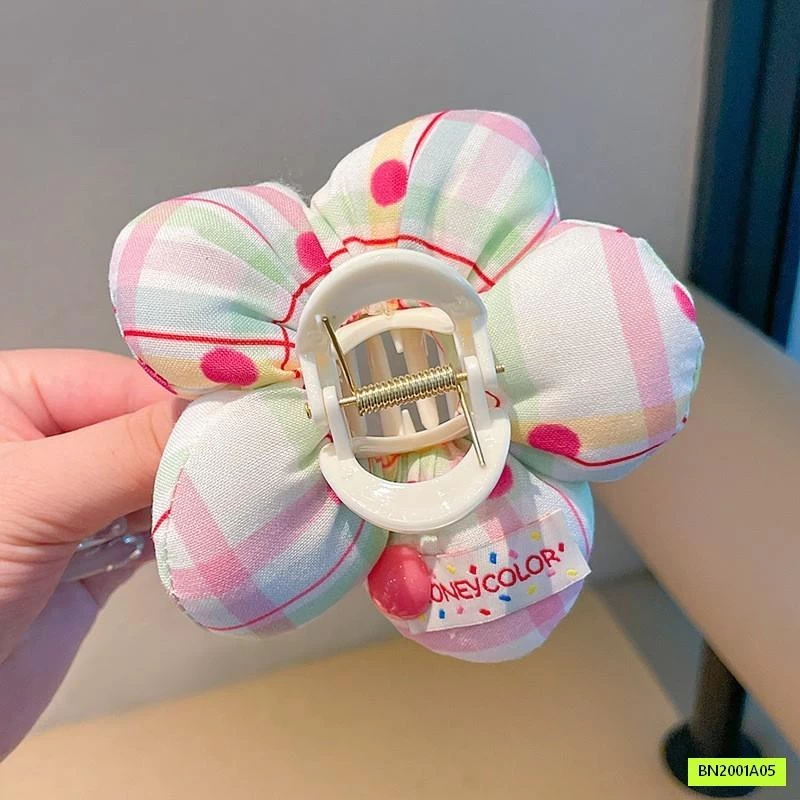 SÉT 4 KẸP TÓC HOA CHO BÉ