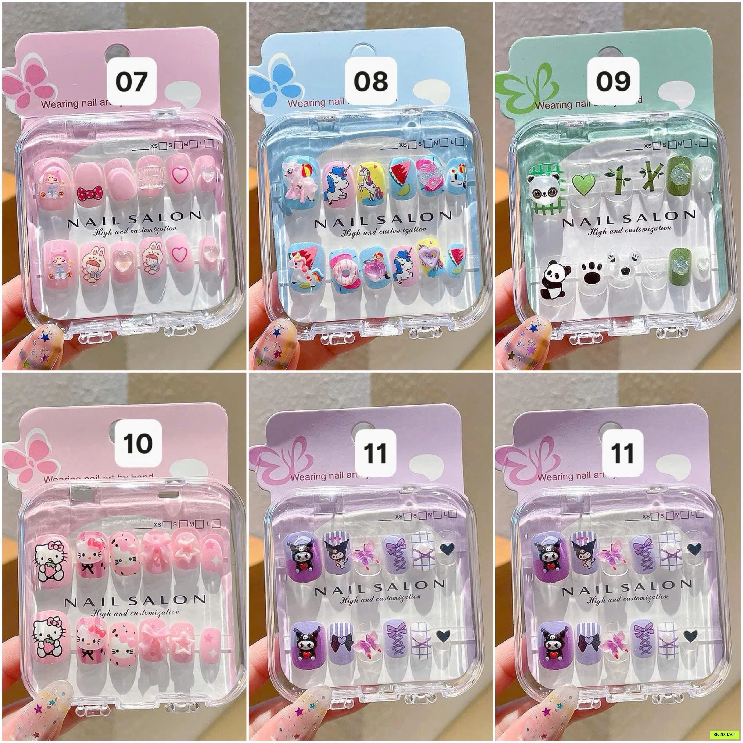 SÉT DÁN MÓNG TAY KUTEEEE