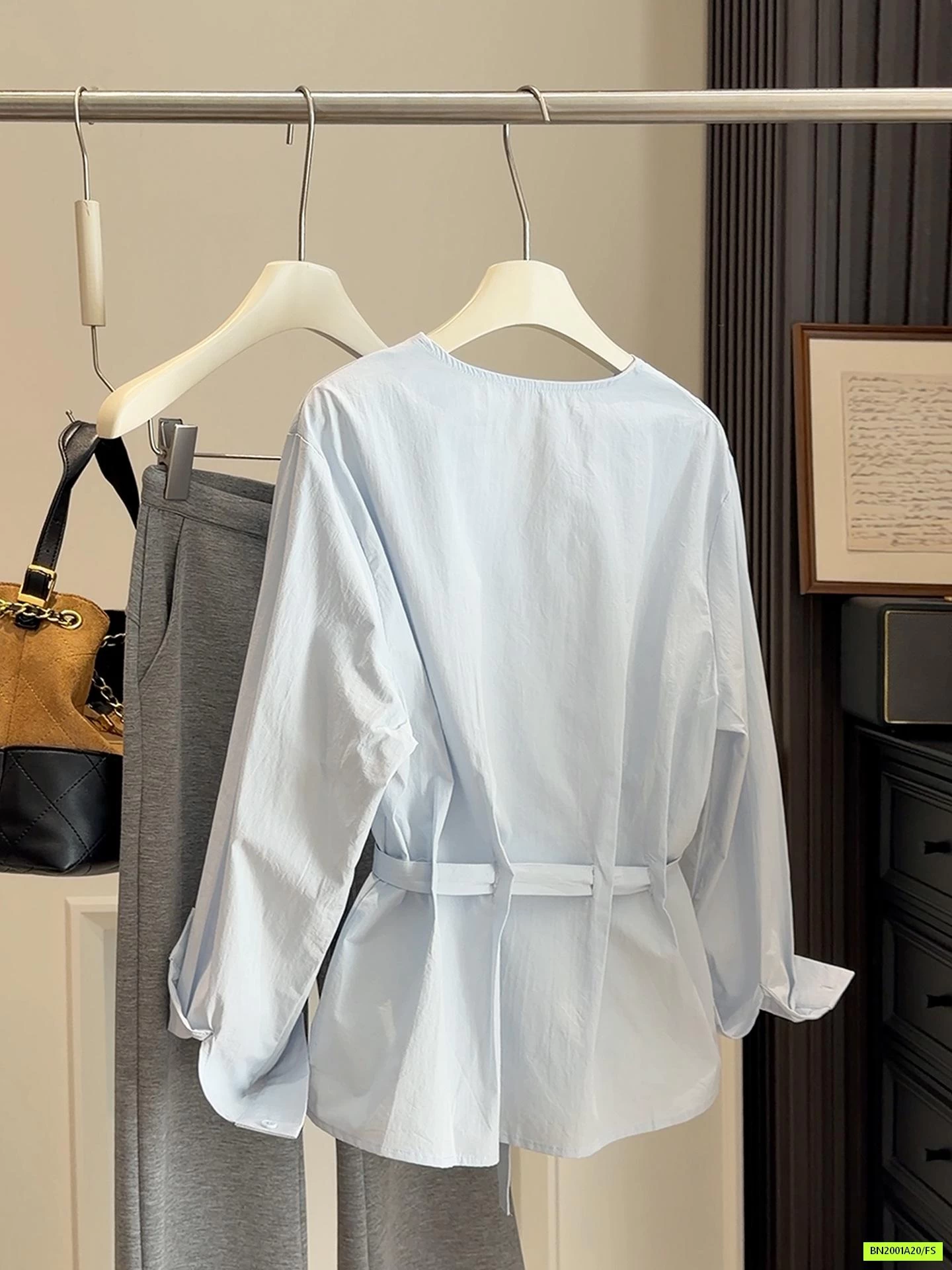 SƠ MI GIẢ THẮT LƯNG ANNA