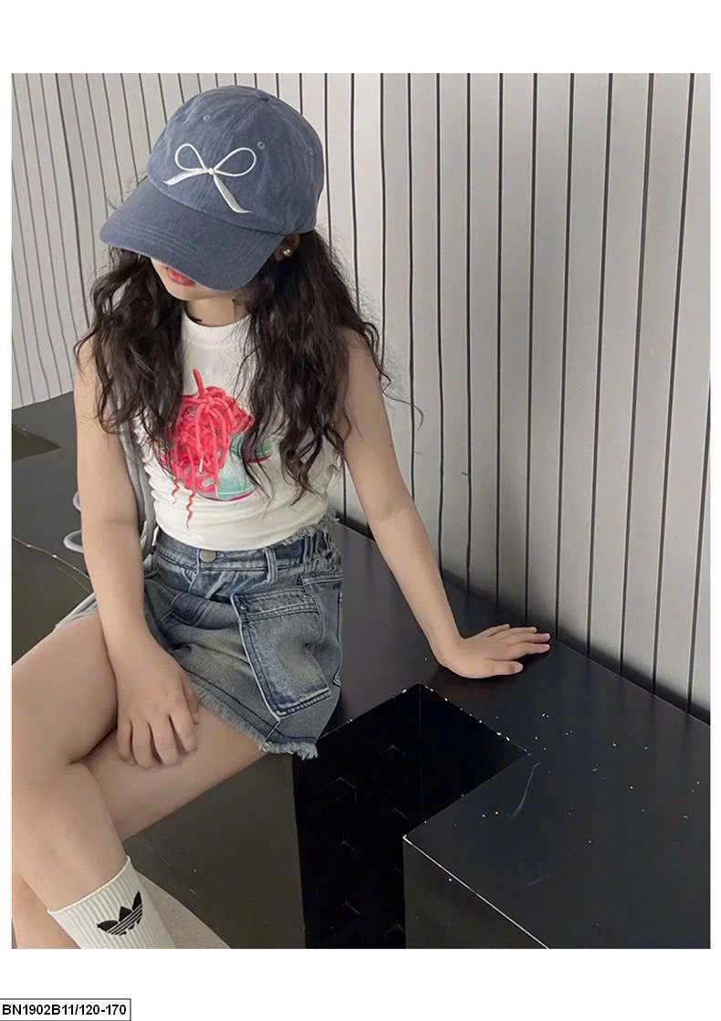 SÉT CROPTOP IN HÌNH ĐÔI GIÀY