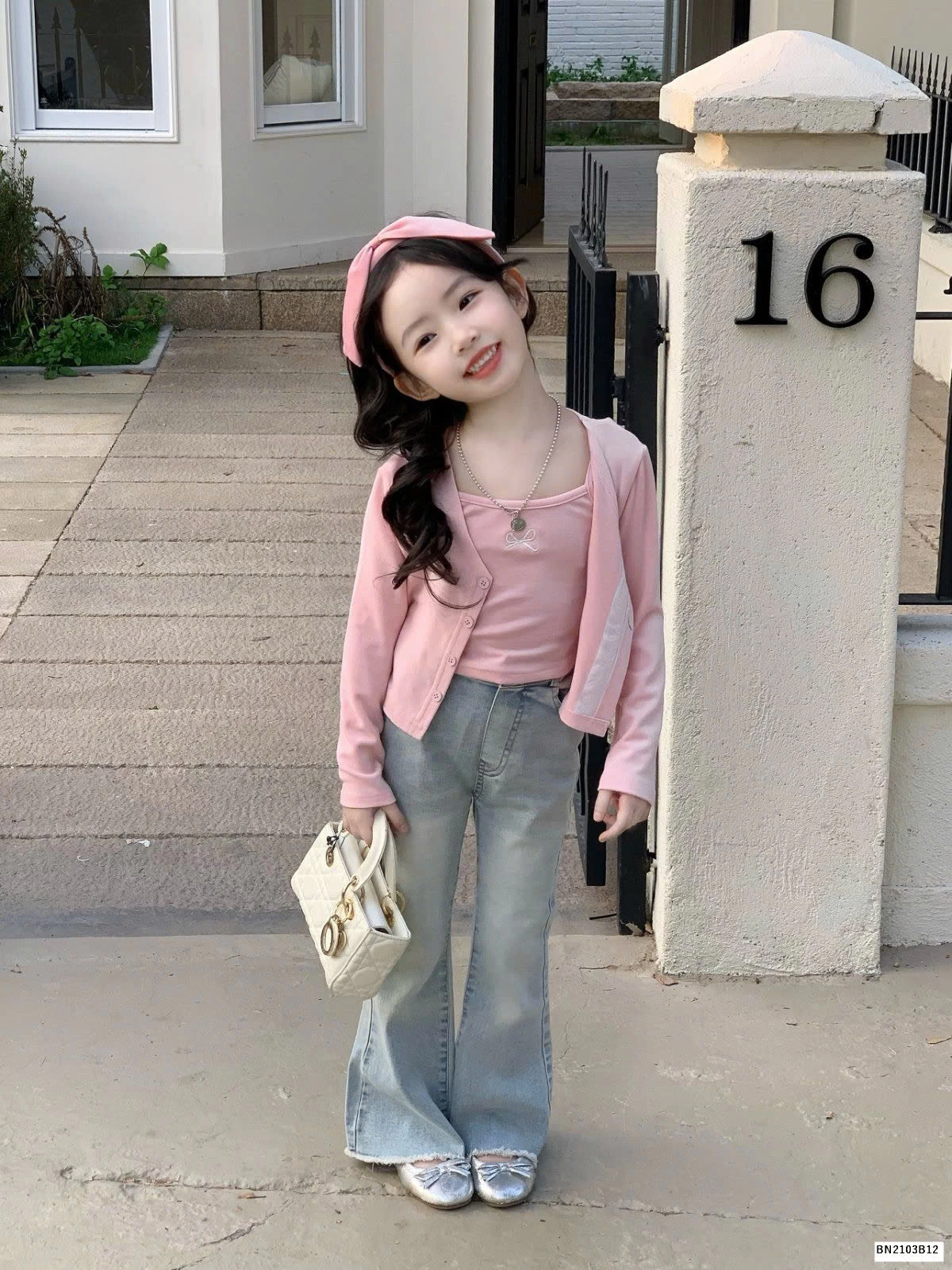 SÉT ÁO HỒNG MIX QUẦN JEAN SKINNY