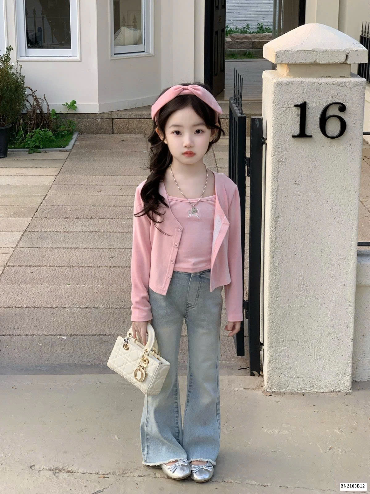 SÉT ÁO HỒNG MIX QUẦN JEAN SKINNY