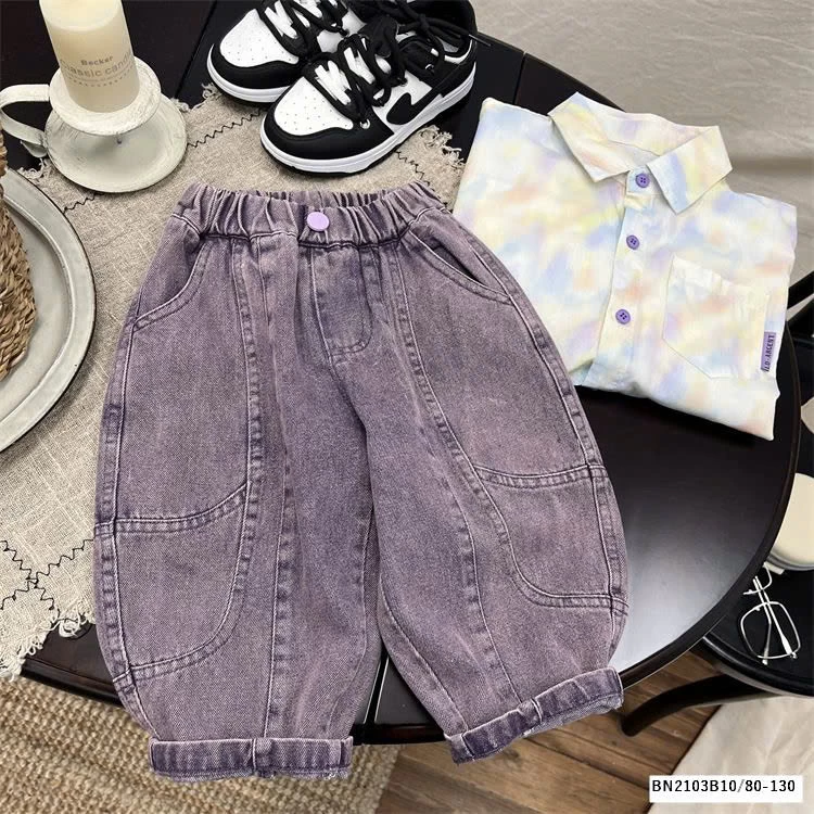 QUẦN JEAN TONE MÀU TÍM CÁ TÍNH